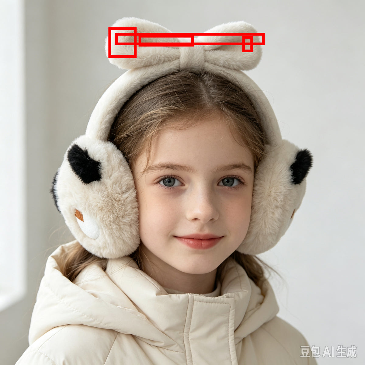 Cache-oreilles enfant en peluche chaud(x12)#03e(副本)
