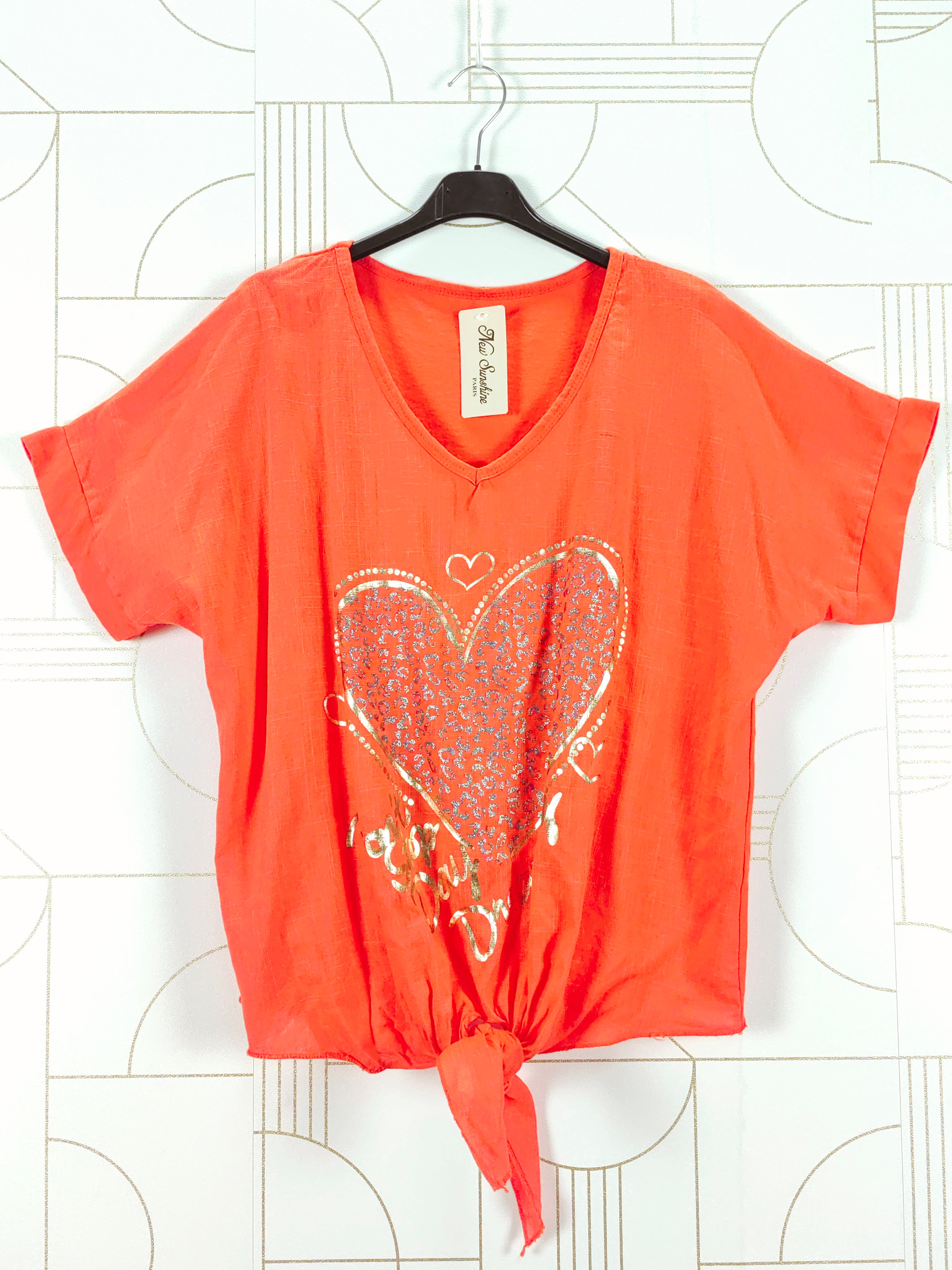 T-shirt imprimé (x9)