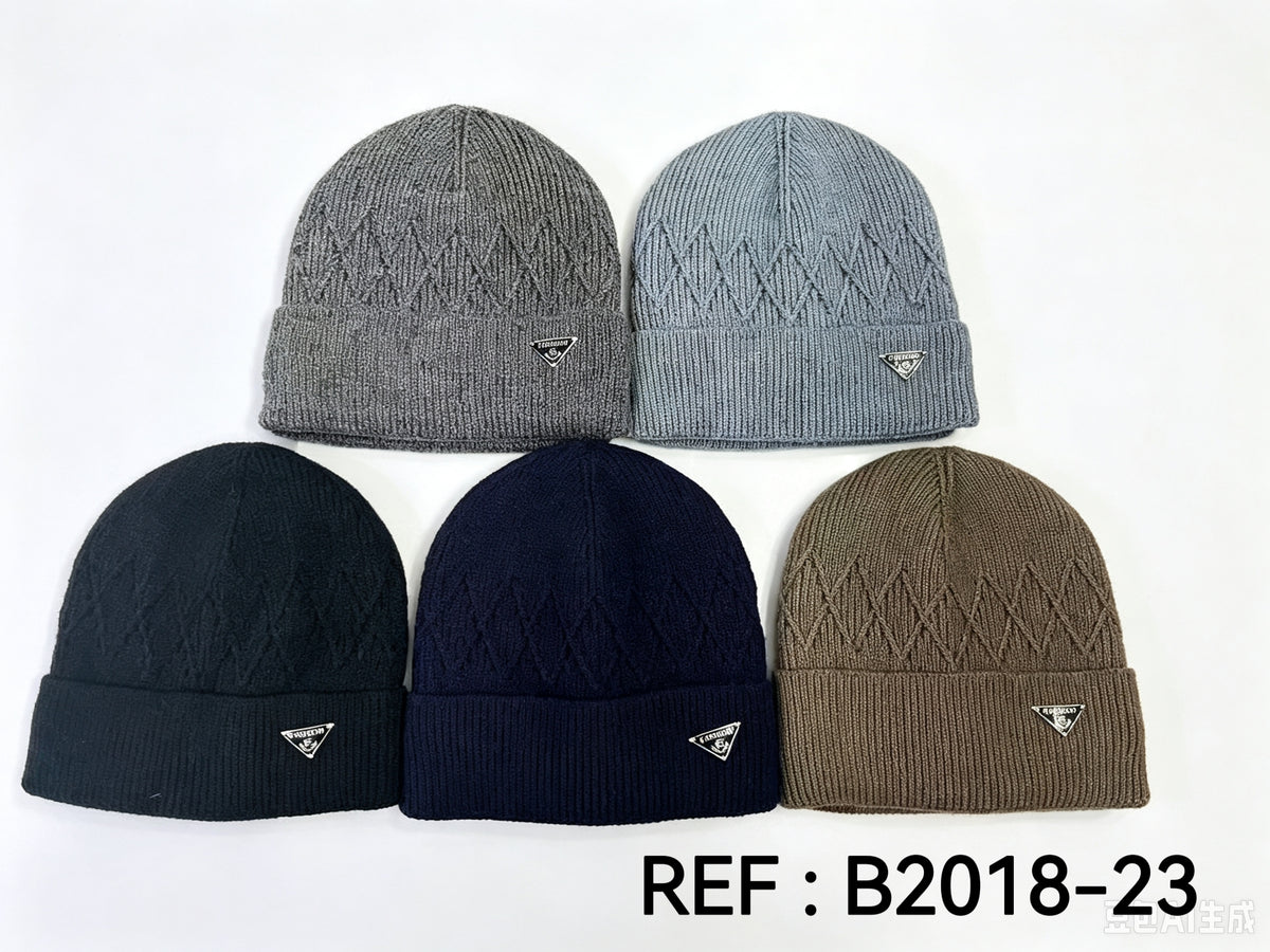 Bonnet homme en doublé polaire (x12) #23