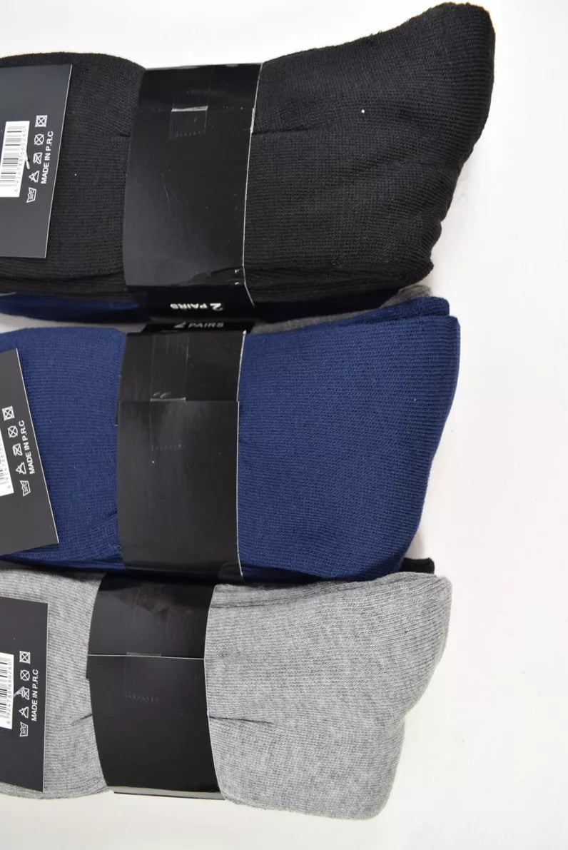 Chaussettes Homme Noir Sans Motif
(x24)