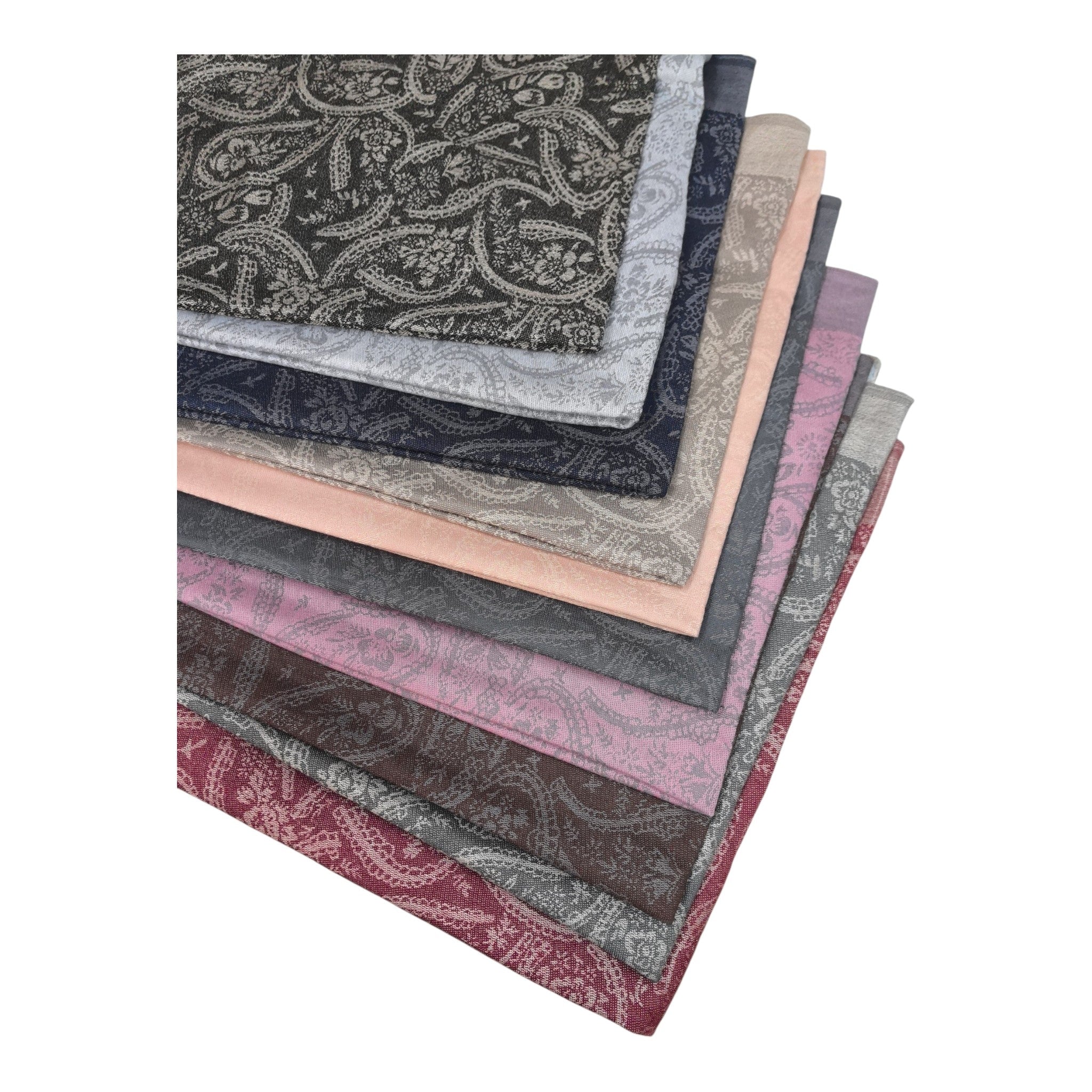 Écharpe à motif cachemire paisley748-61 (x12)