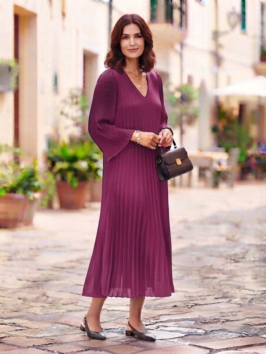 Robe Longue Plissé (x6)