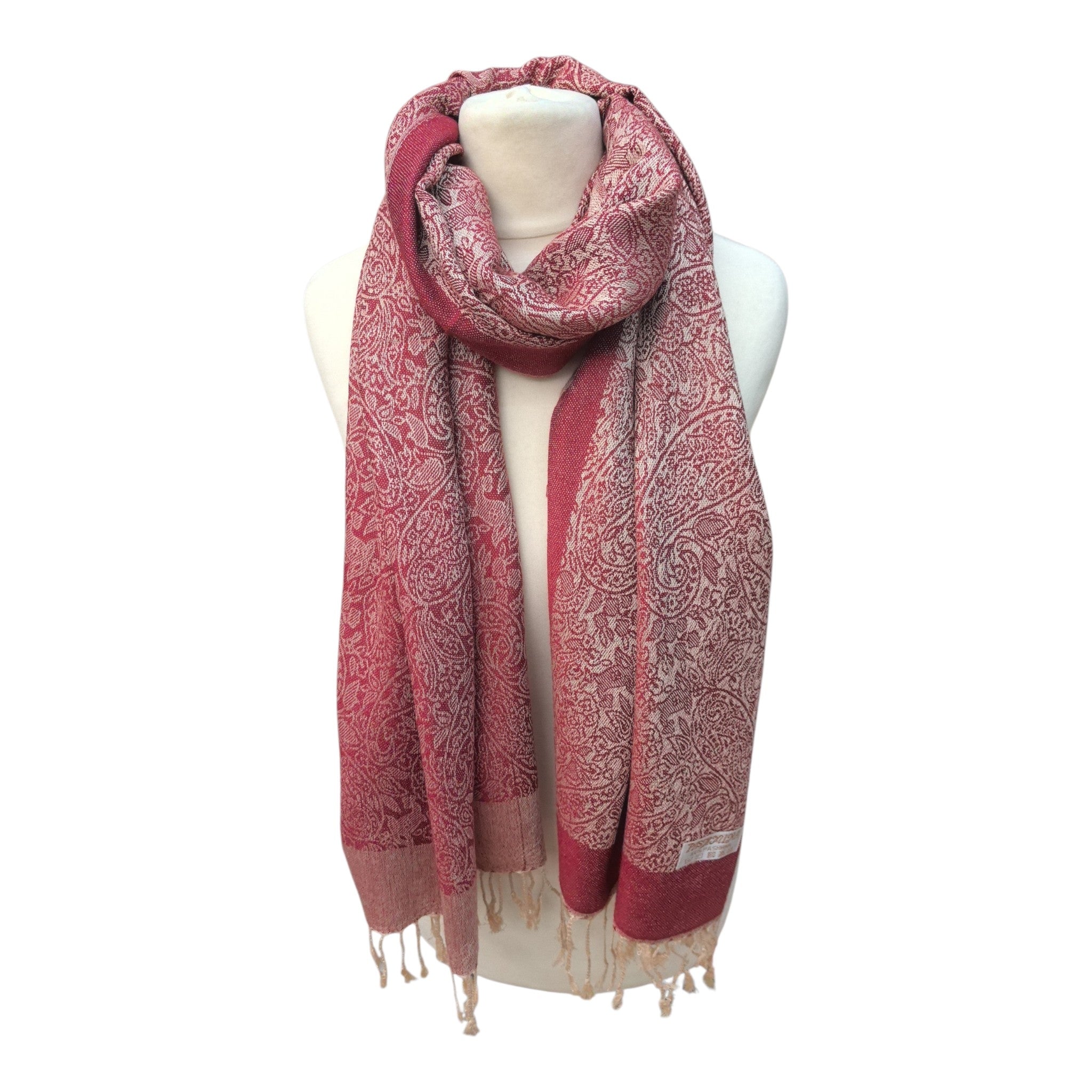 Écharpe Pashmina à motif paisley PHM-60(x12)