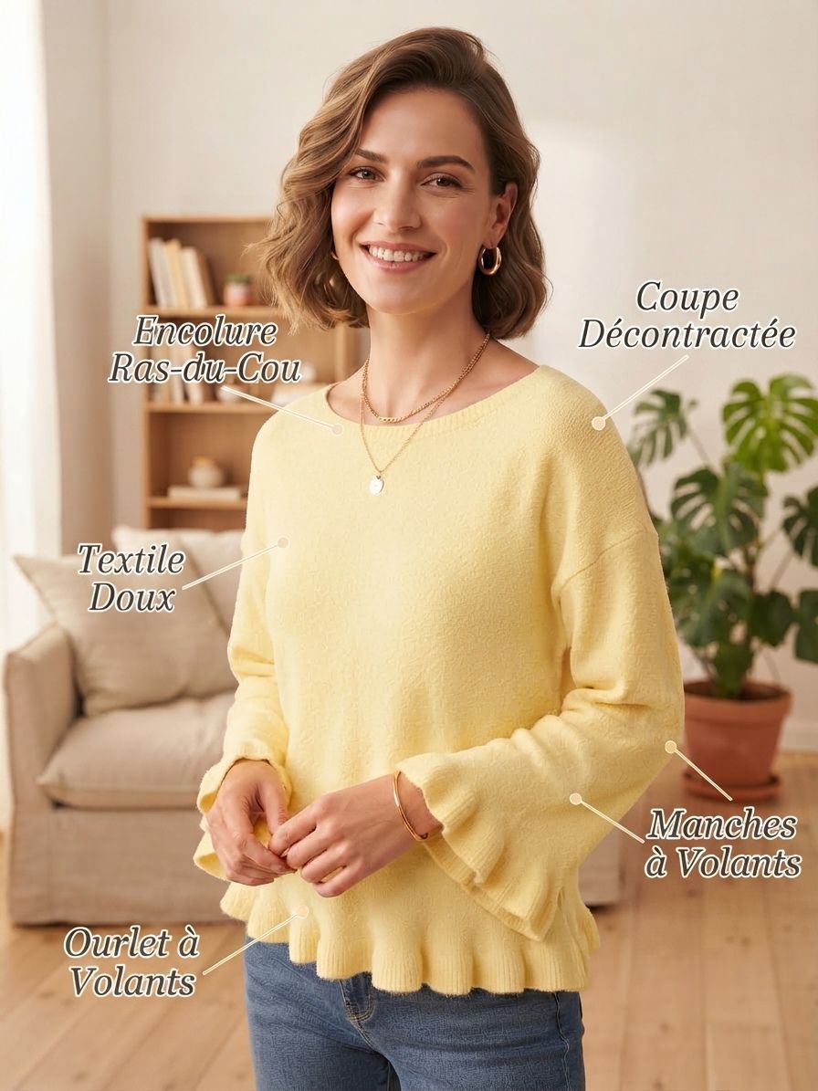 Pull-over à volants (x8)