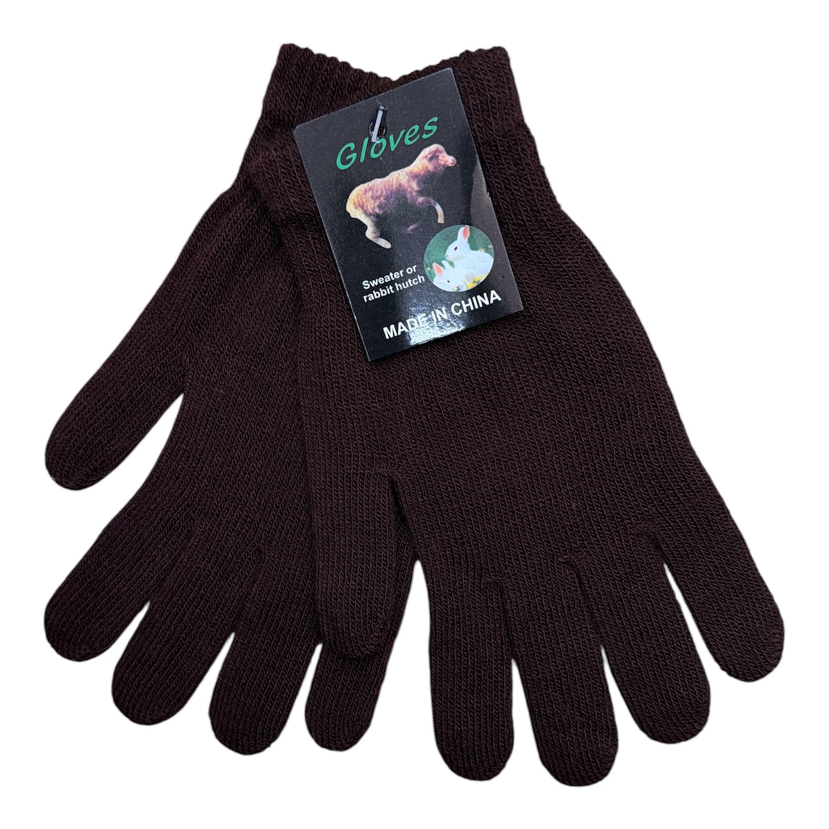 Gants d’hiver en maille confortable(x12)