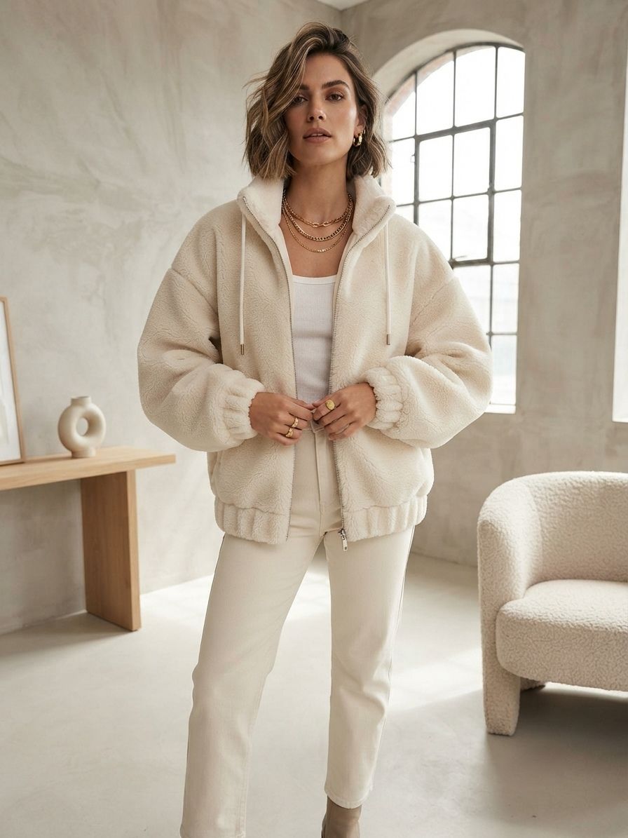 Manteau Teddy OverSize (x4)