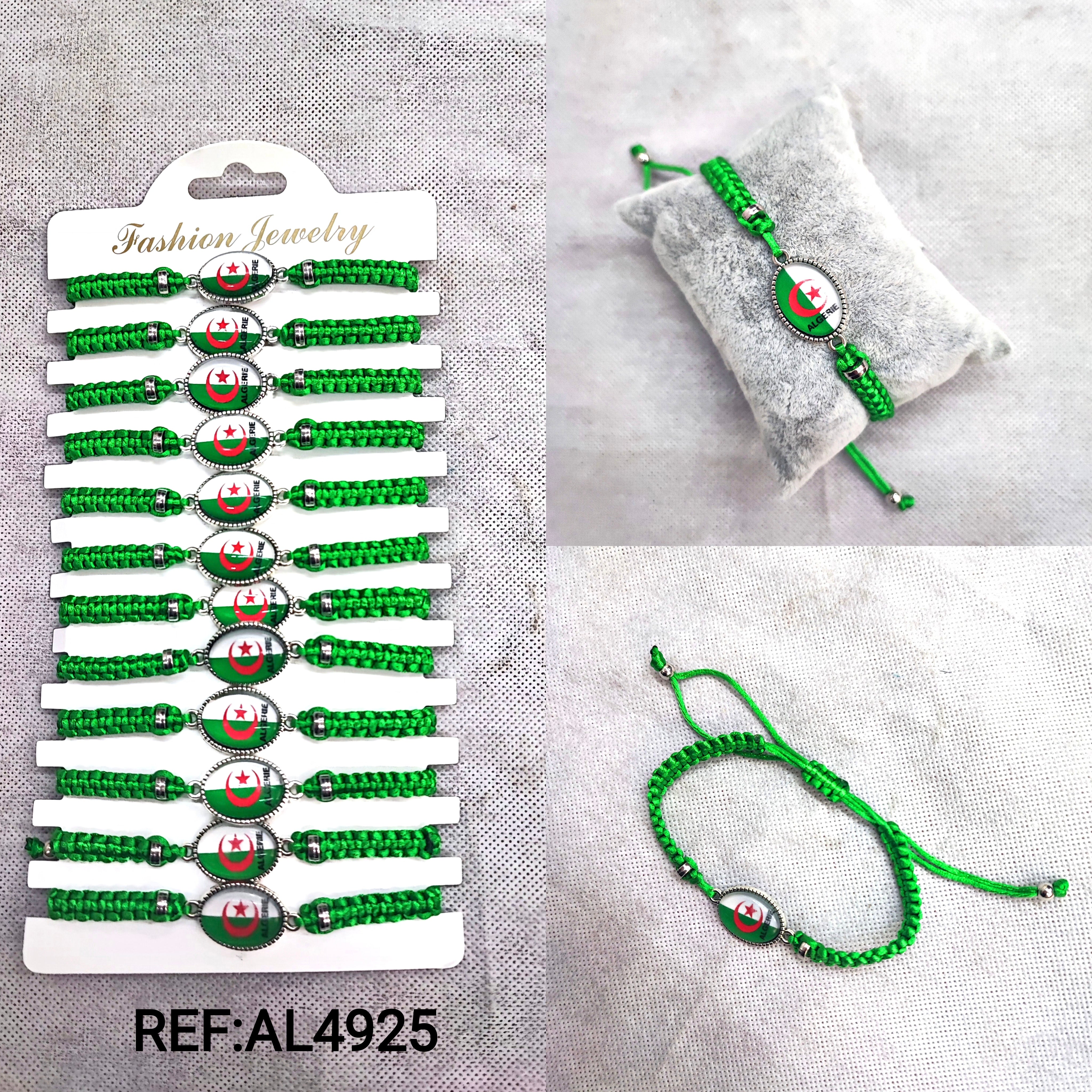 Bracelet drapeau agéria (x12)