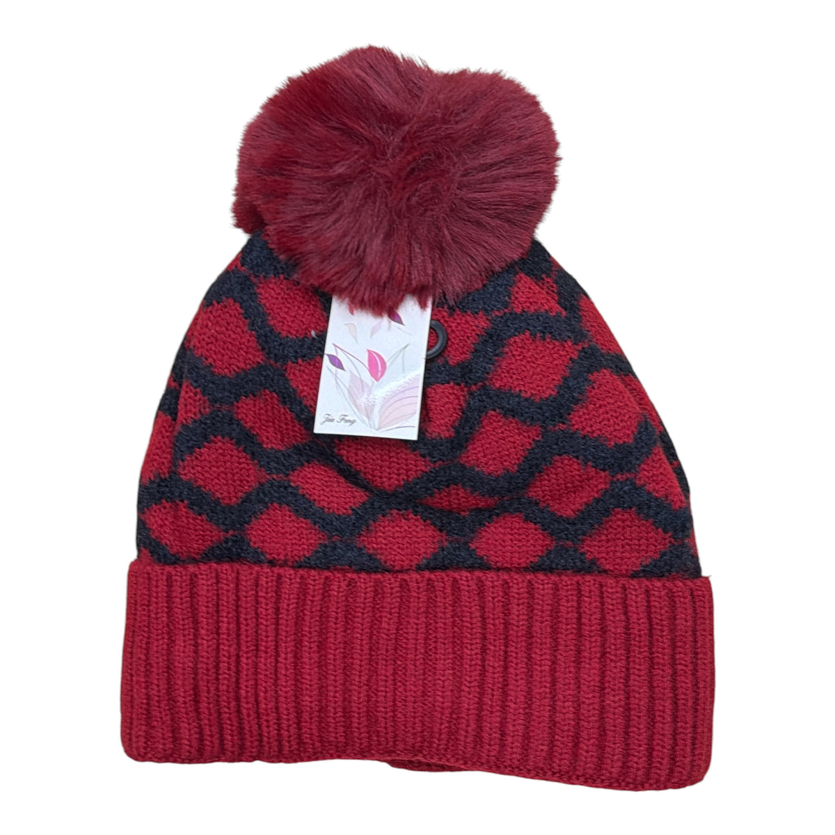 Bonnet Femme fourré pompon (x12) #5