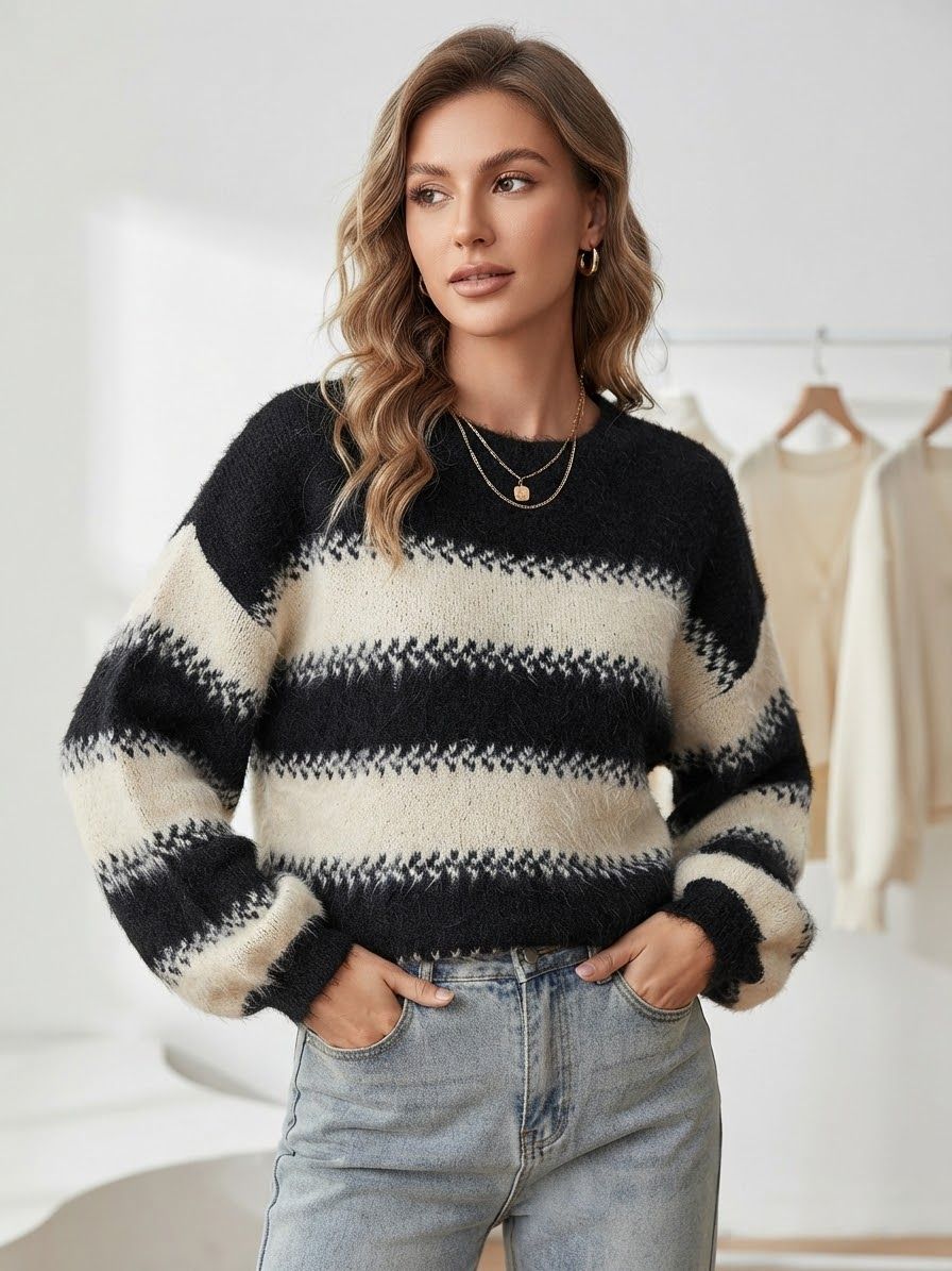 Pull Rayé (x6)