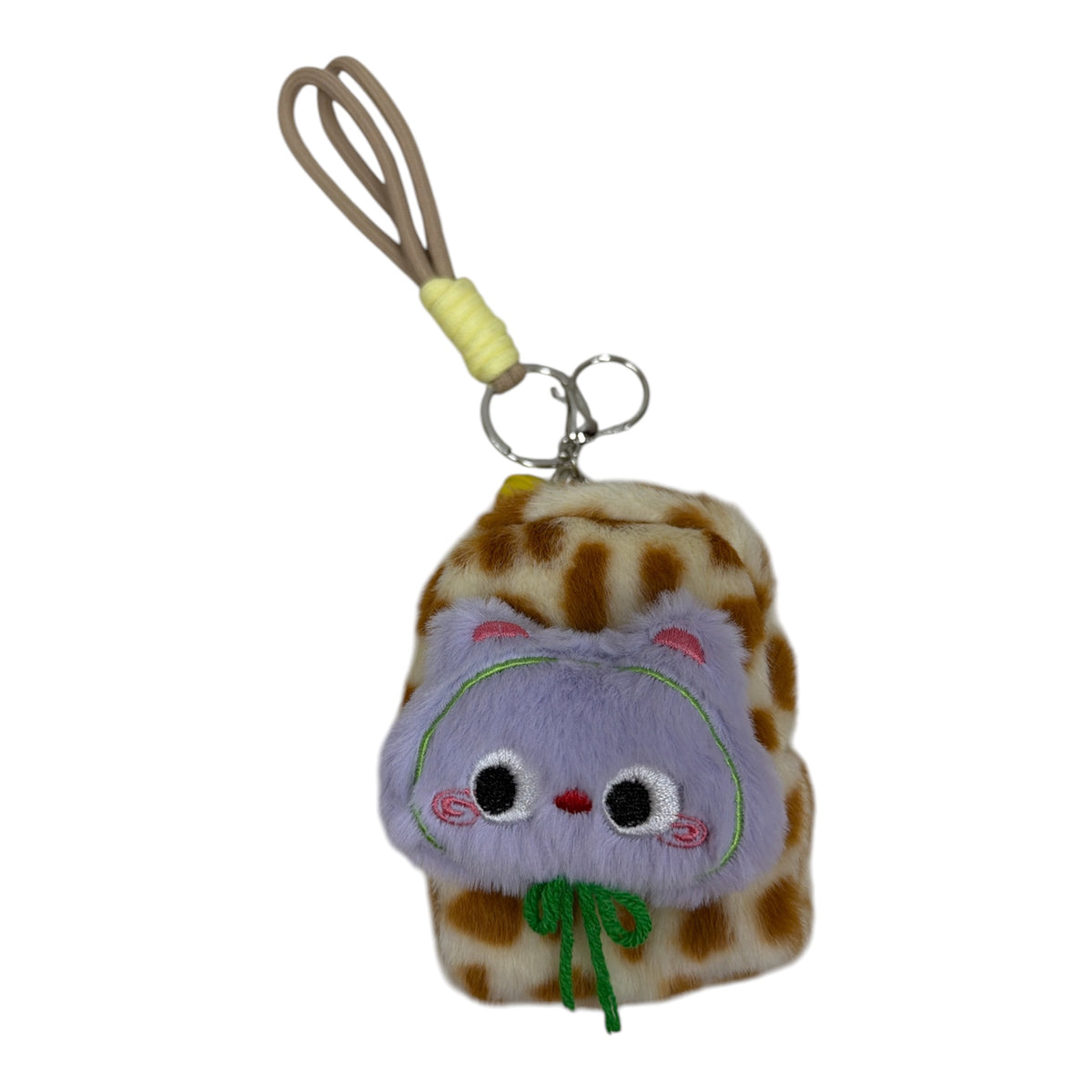 Petite pochette peluche chat(x12)