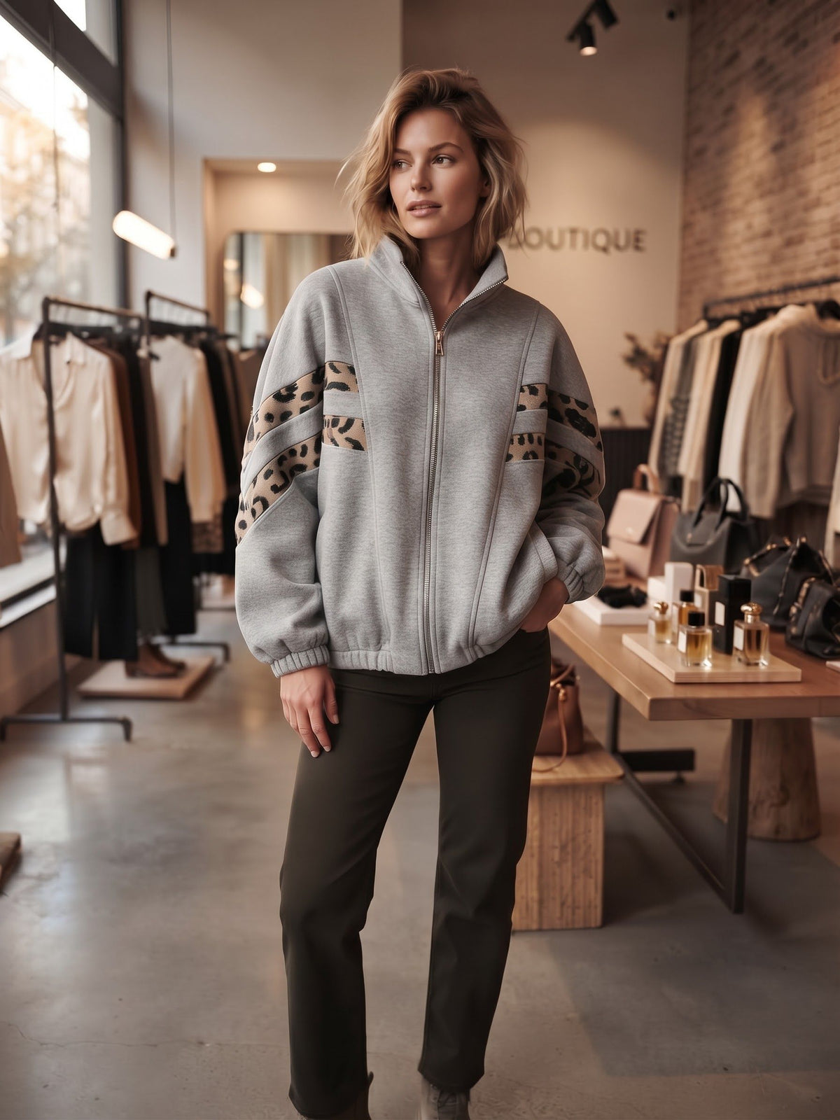 Sweat Zippé Matière Épaisse (x6)