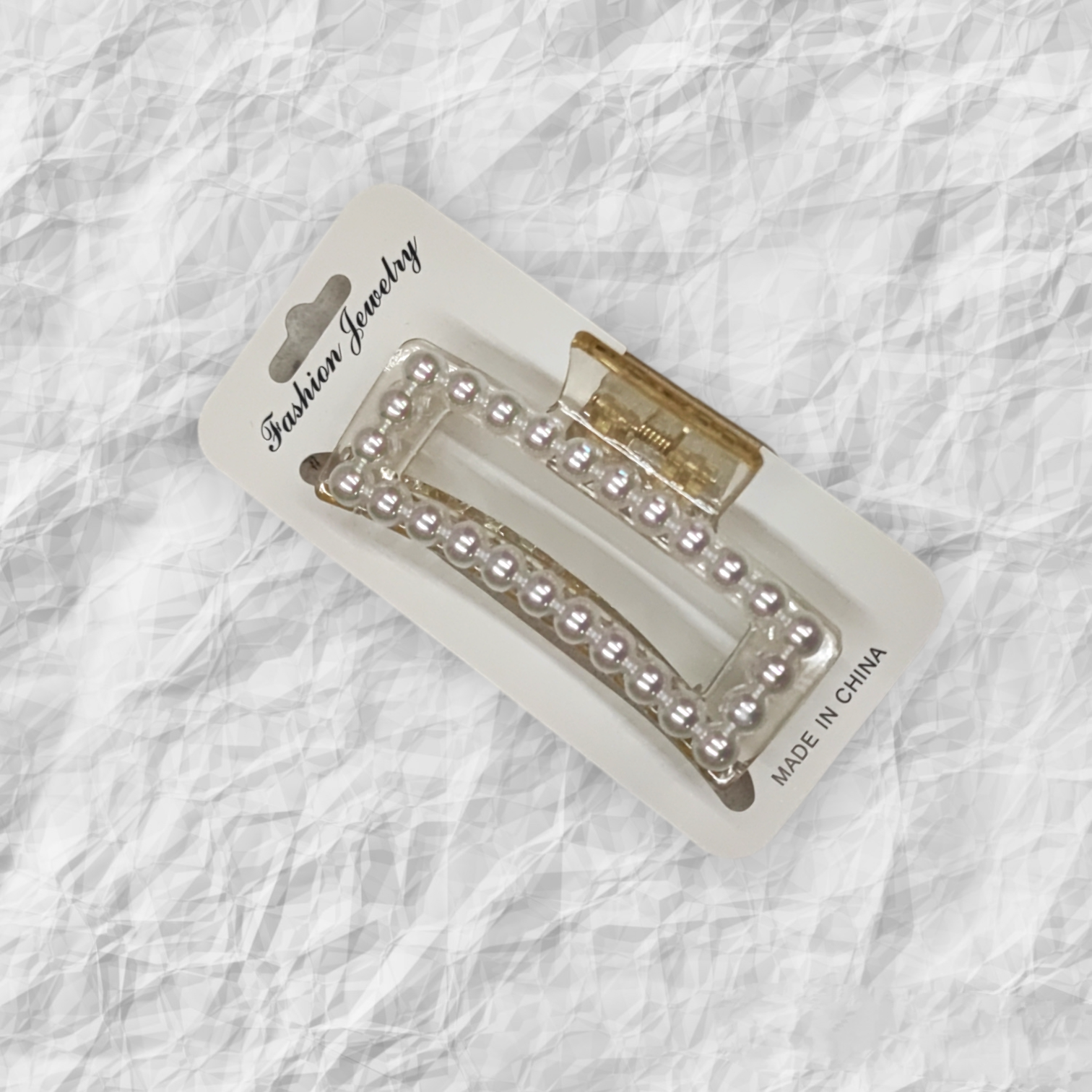 Pince à cheveux perle
(X12)