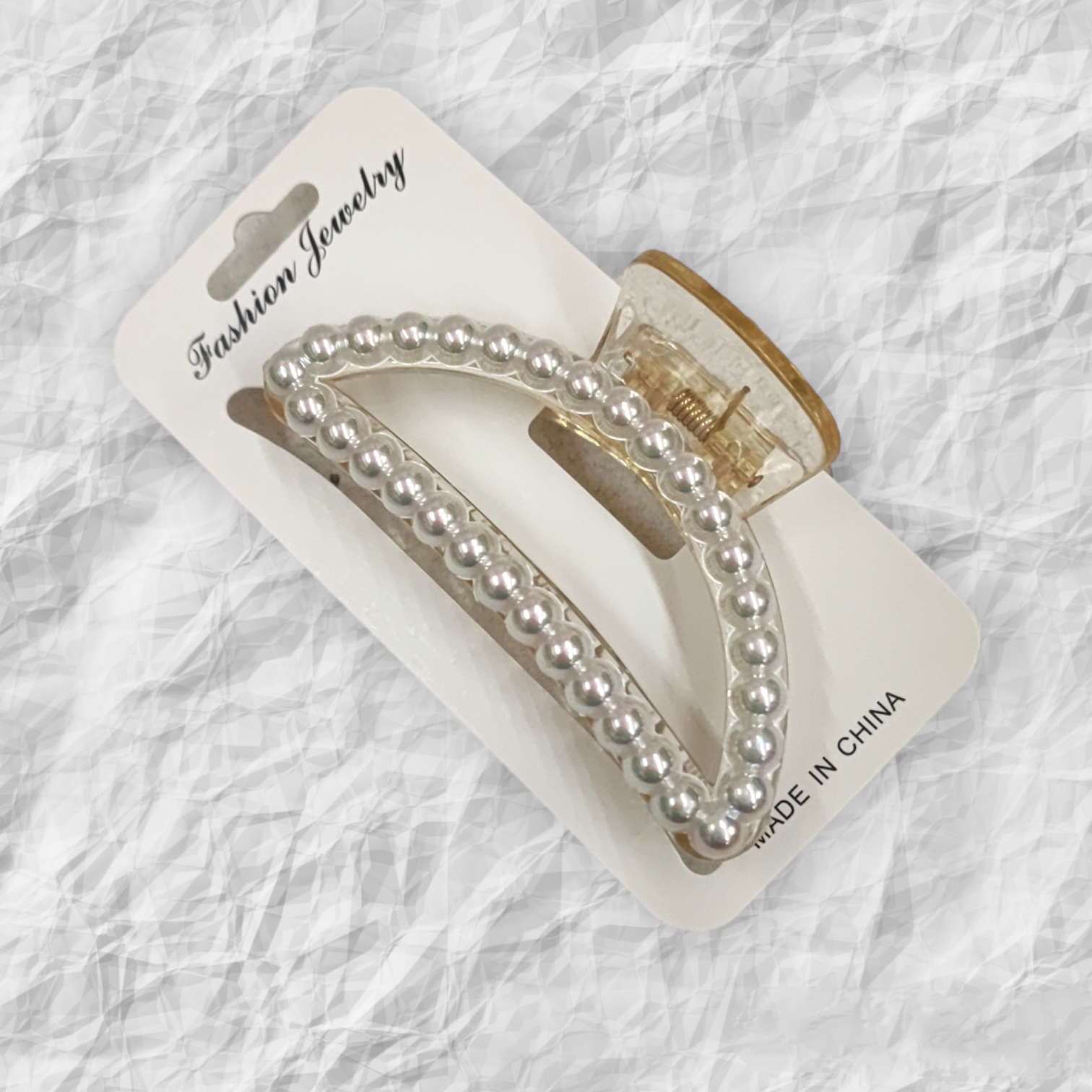 Pince à cheveux perle
(X12)