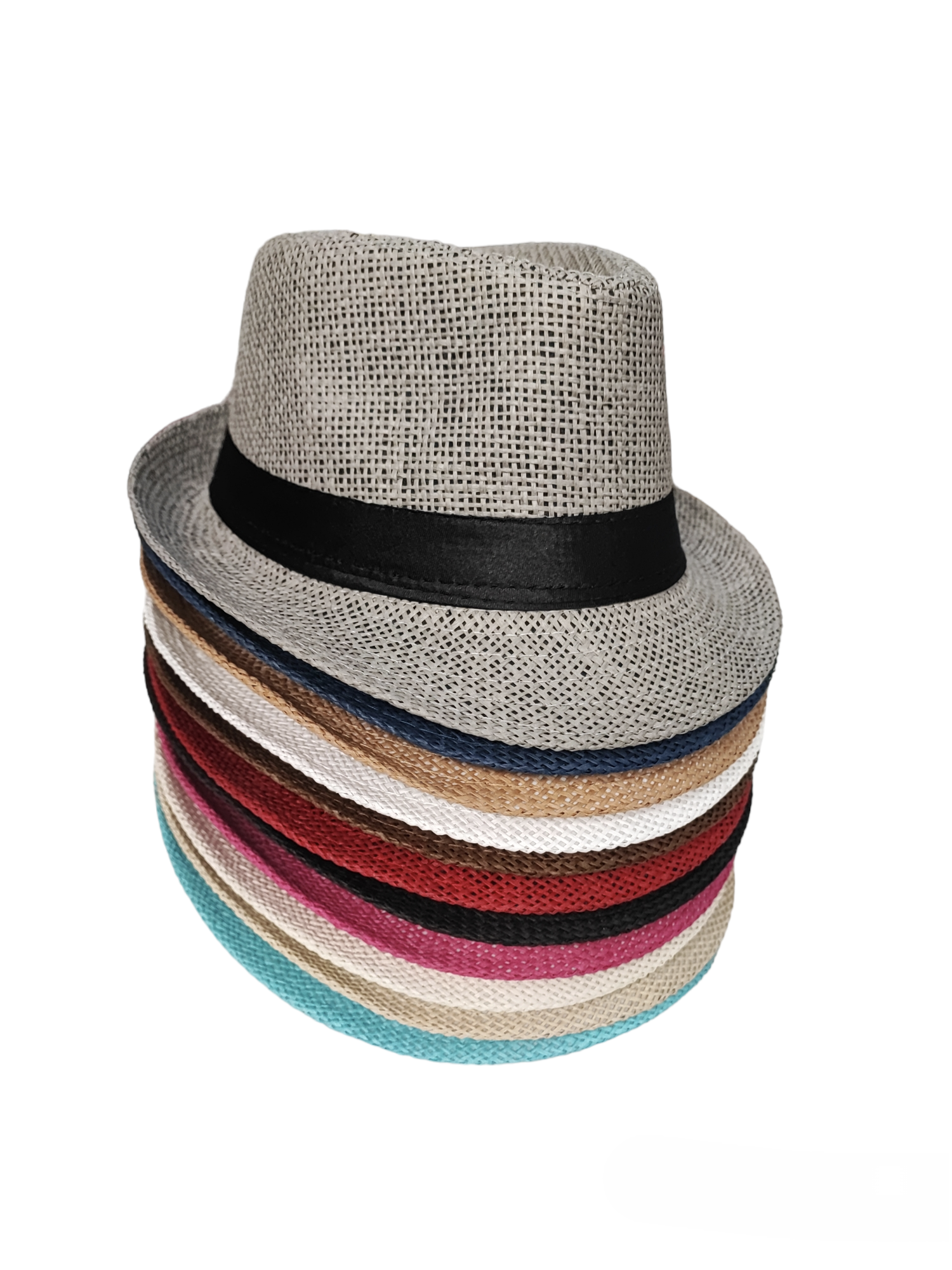 Chapeau de paille trilby borsalino (x12)