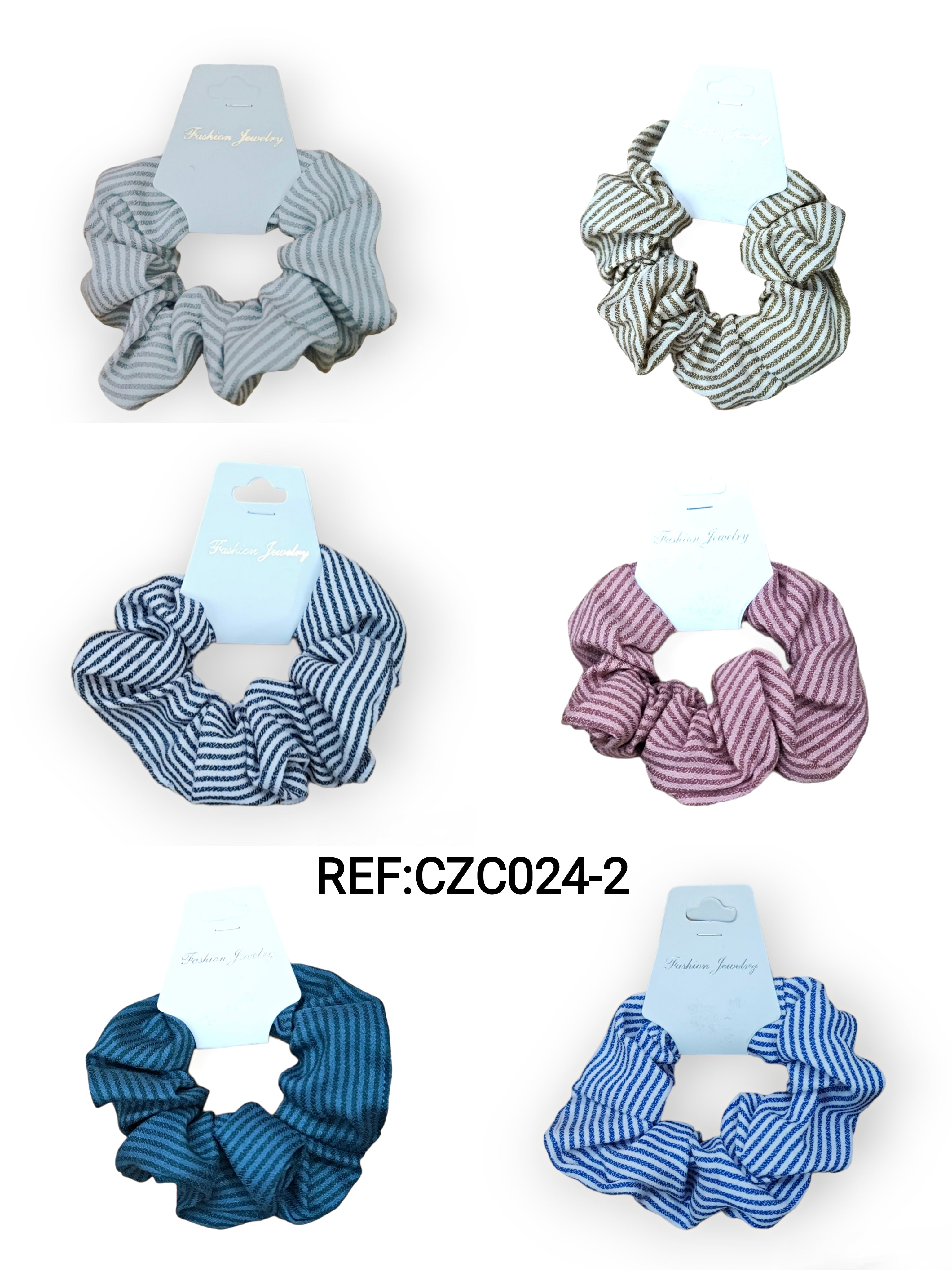 Chouchou  Scrunchie élastique froufrou   (2x12)#2