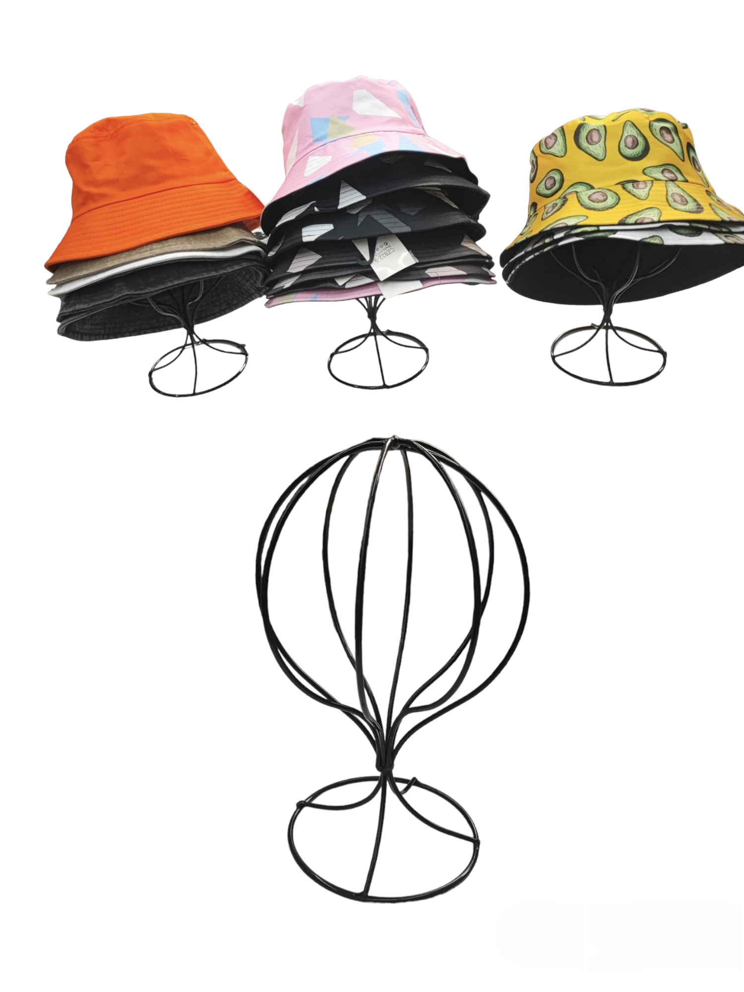 support de chapeau de fer (x3)