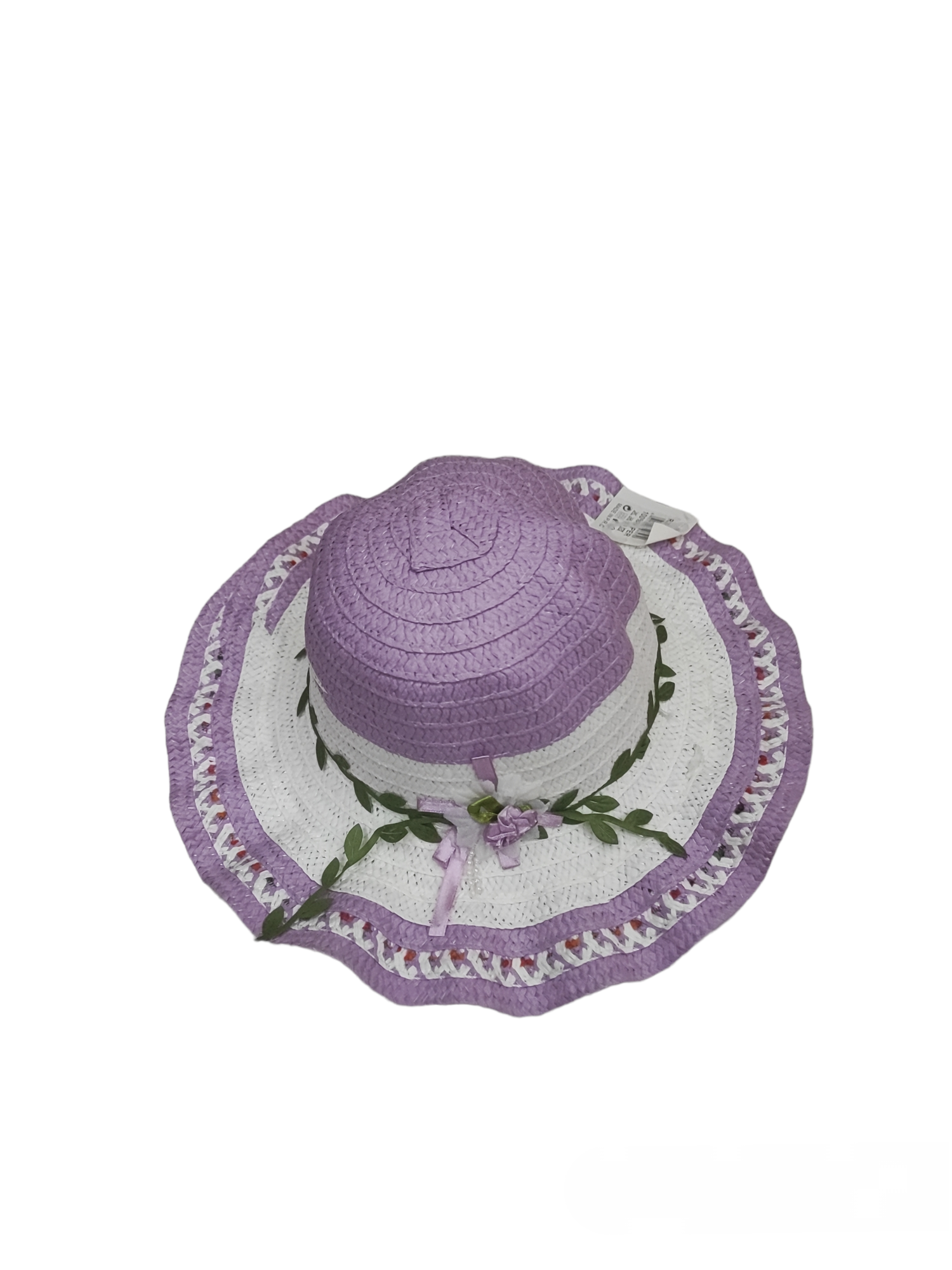 Chapeaux enfant motif fleurs (x12)