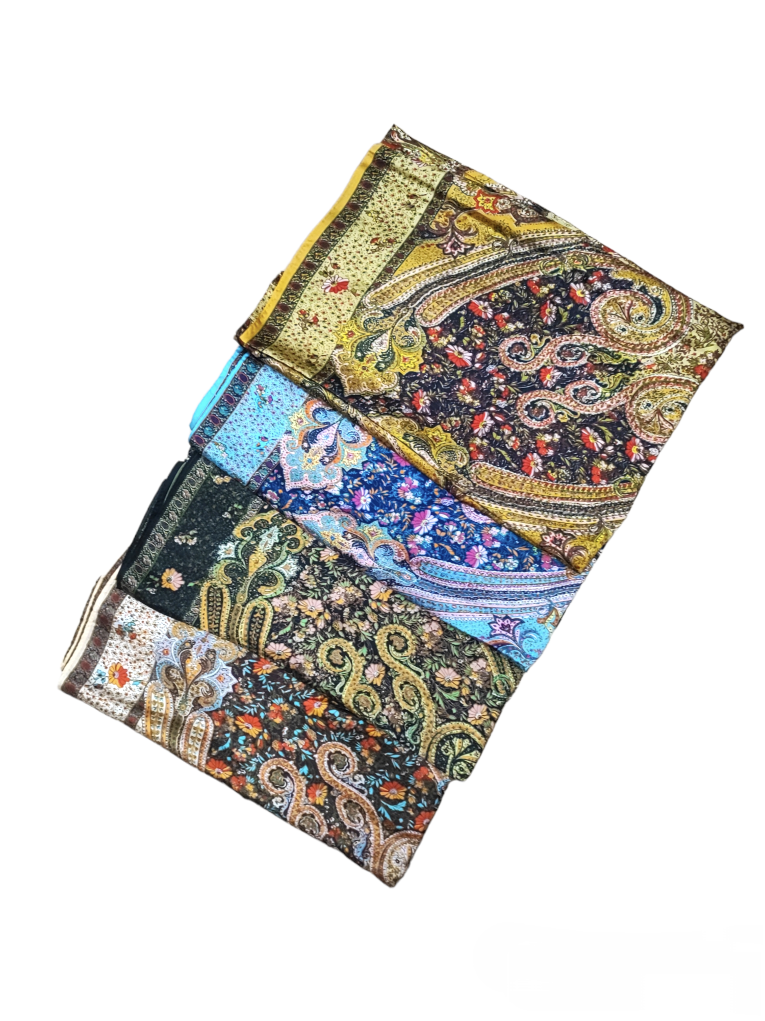 Foulard de soie motif Imprimé Charme persan(x6) #2