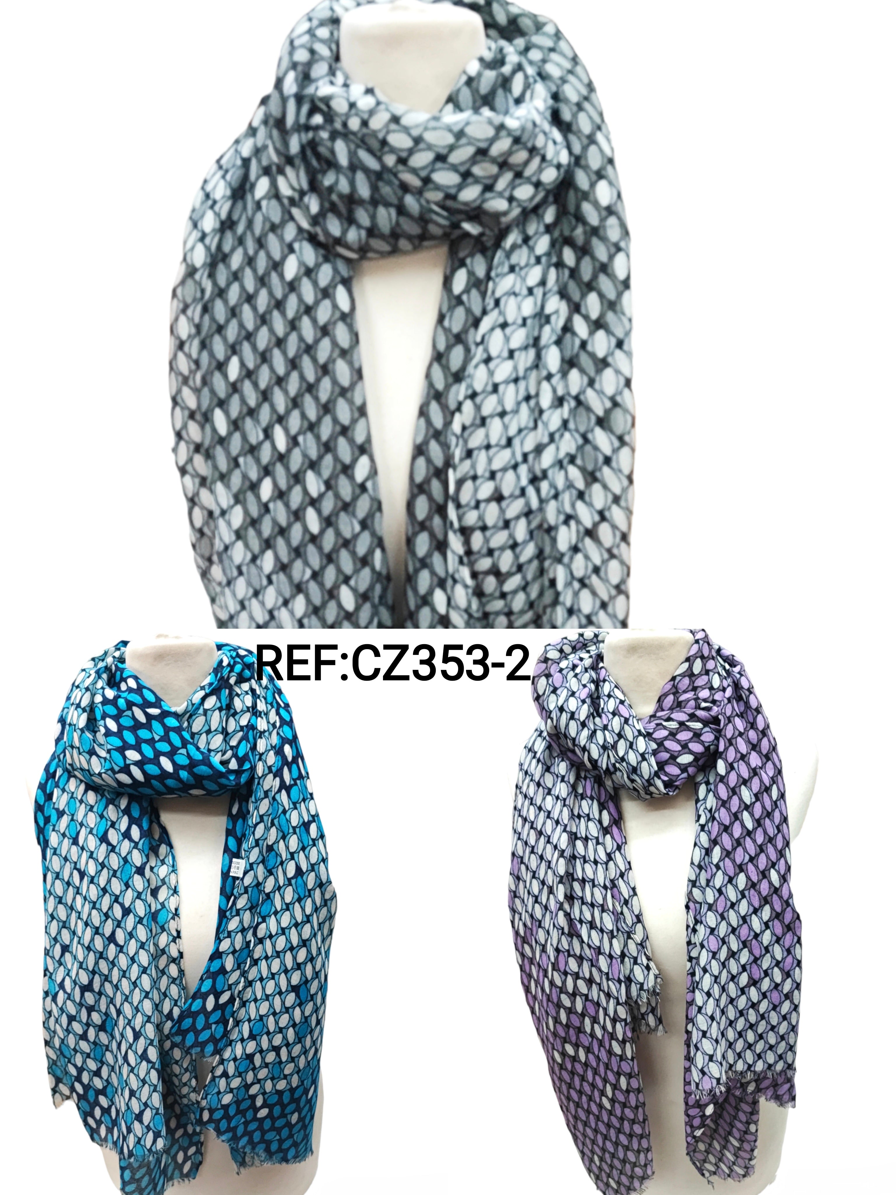 foulard imprime yeux d'ange (x12) #2