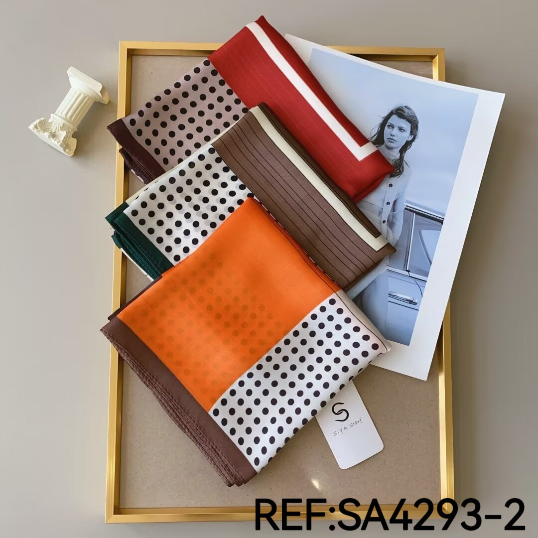 Foulard Carré touche soie 70cmx70cm (x12)#2