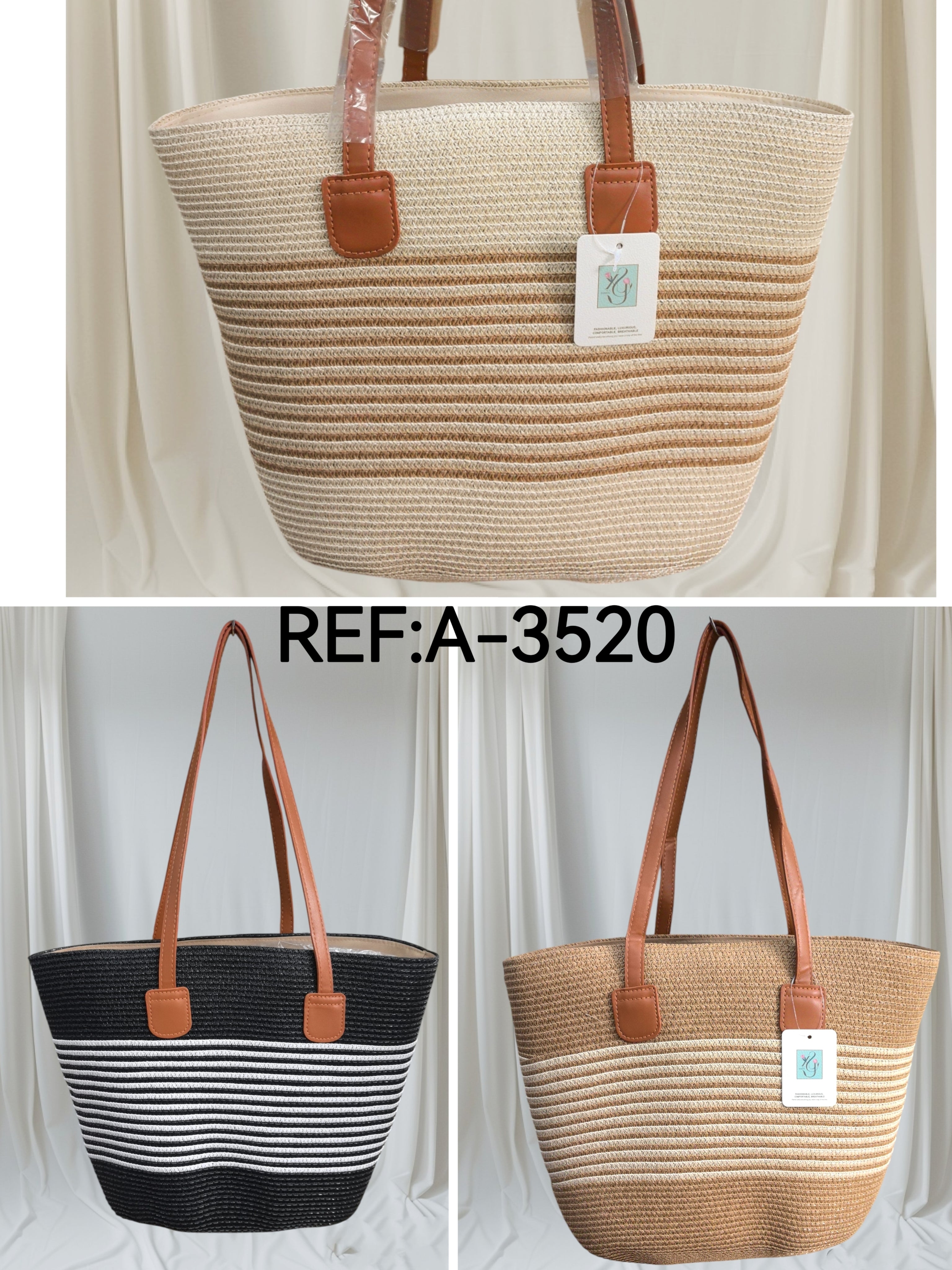 Sac cabas paille (x6)