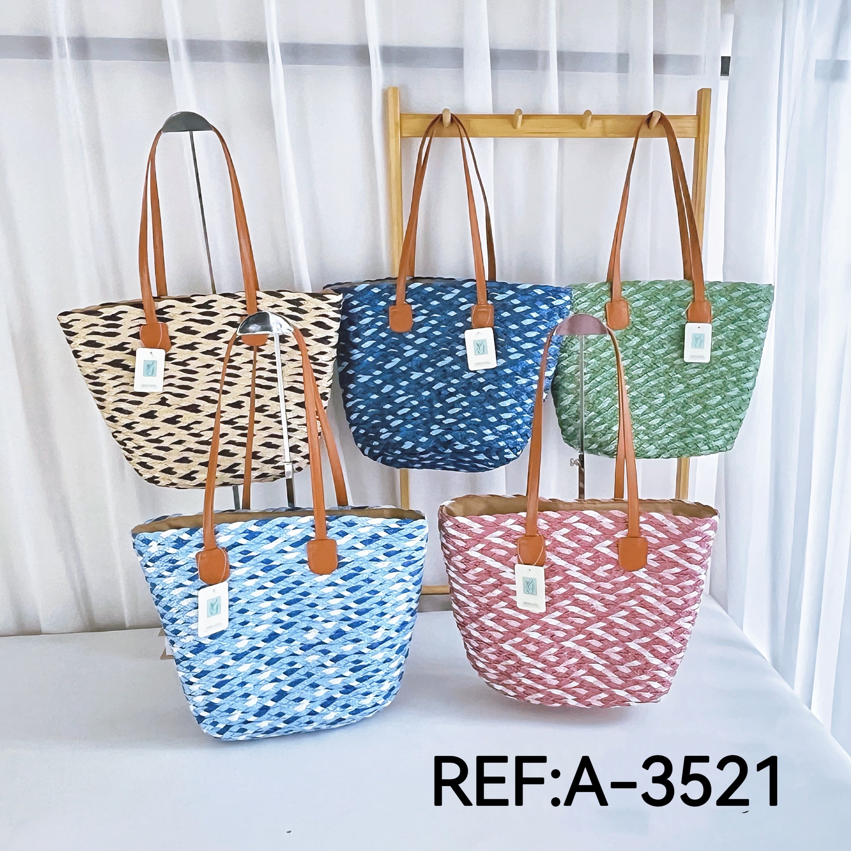 Sac cabas paille (x6)