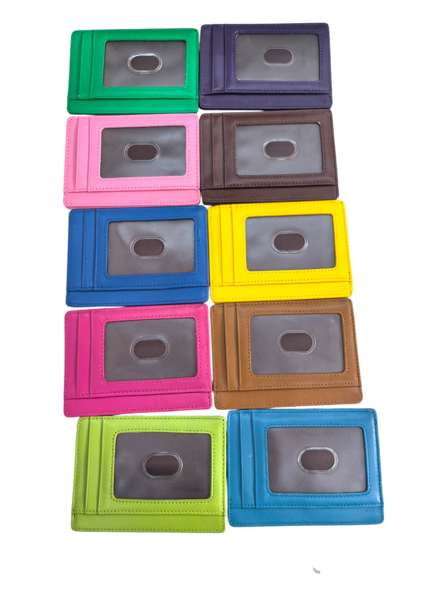 Porte-carte Croûte de cuir de vachette #N8811 (x12)