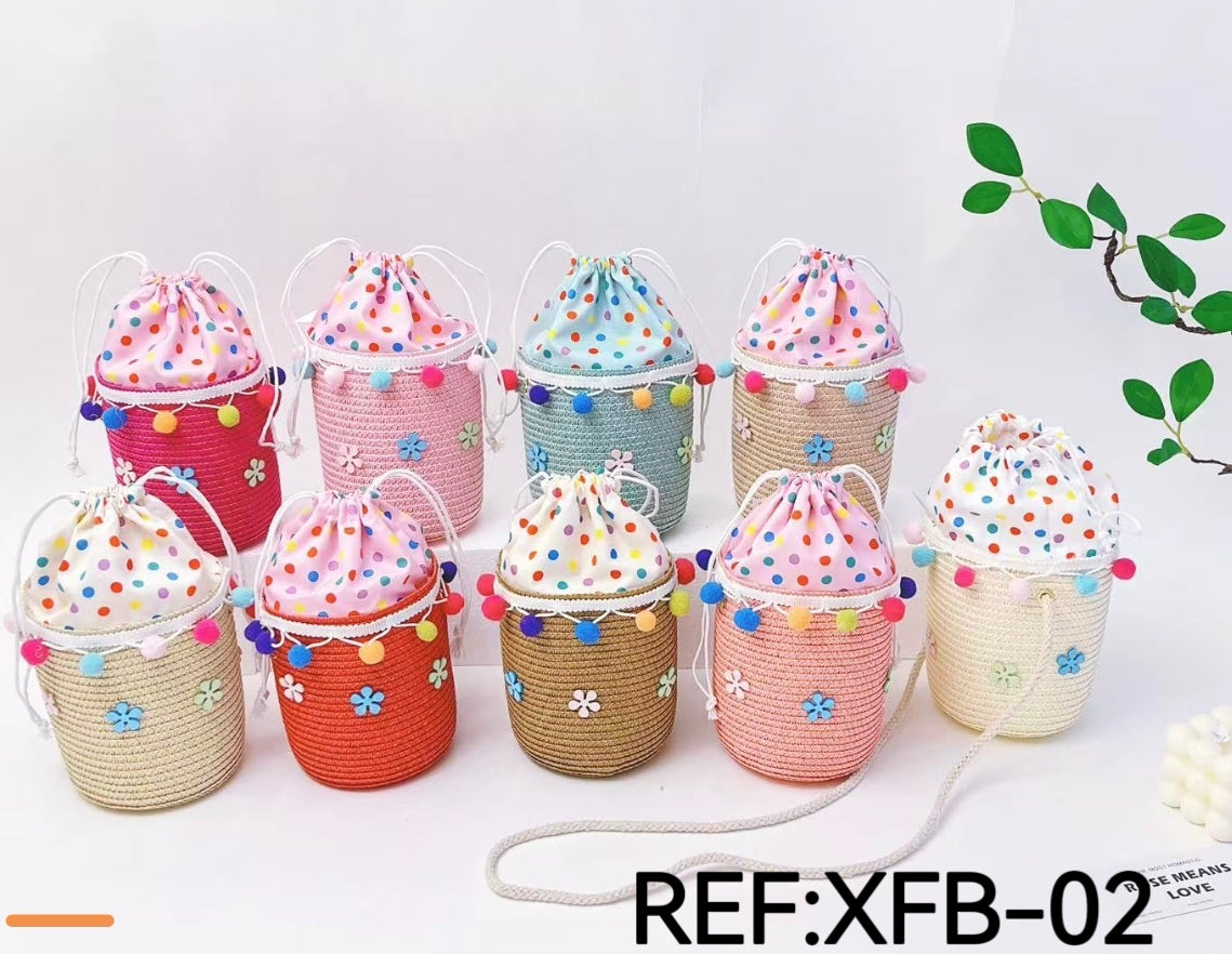 Sac mini paille fille (x12)#02