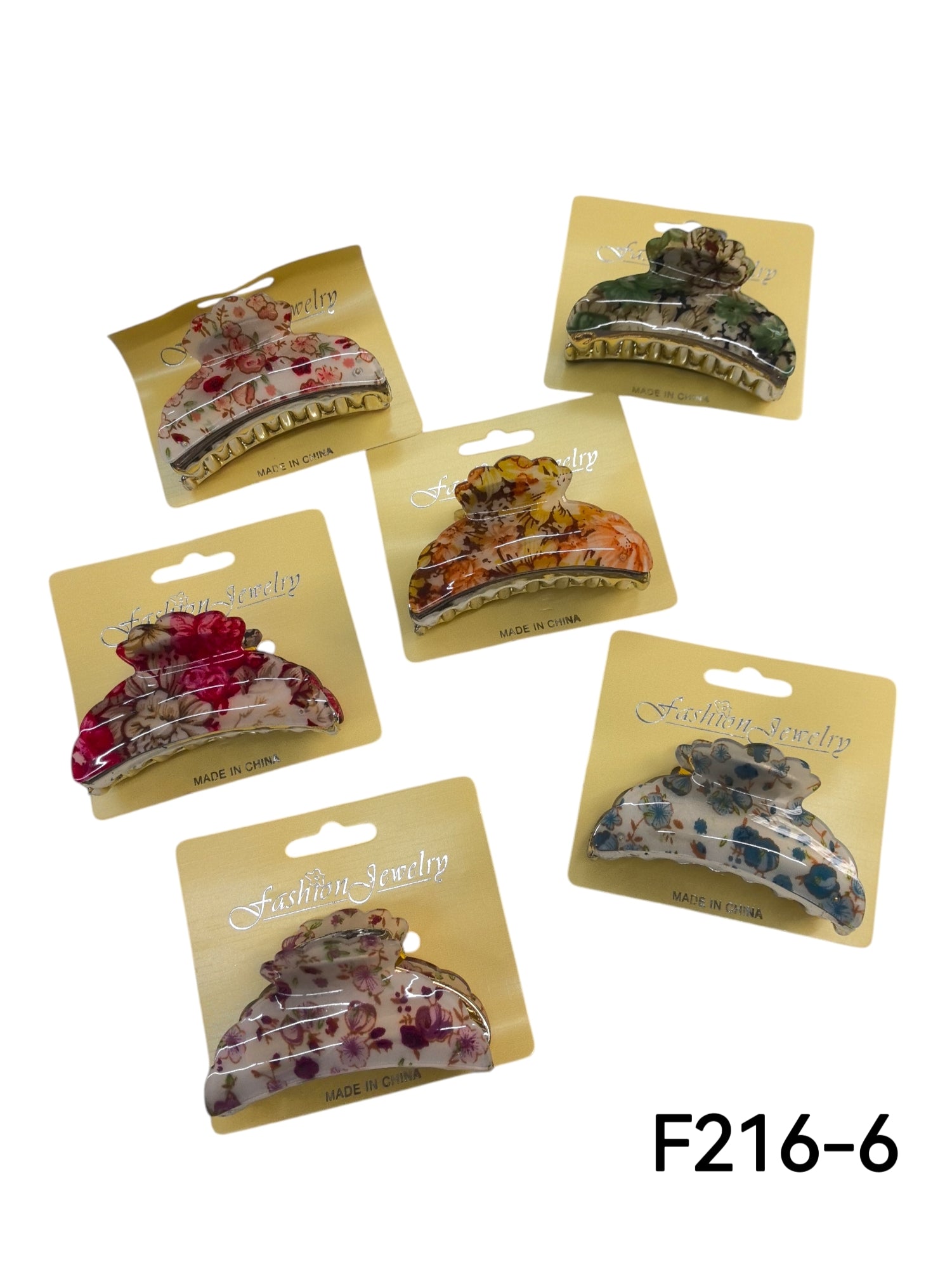 pinces cheveux motif fleur(x12)#6