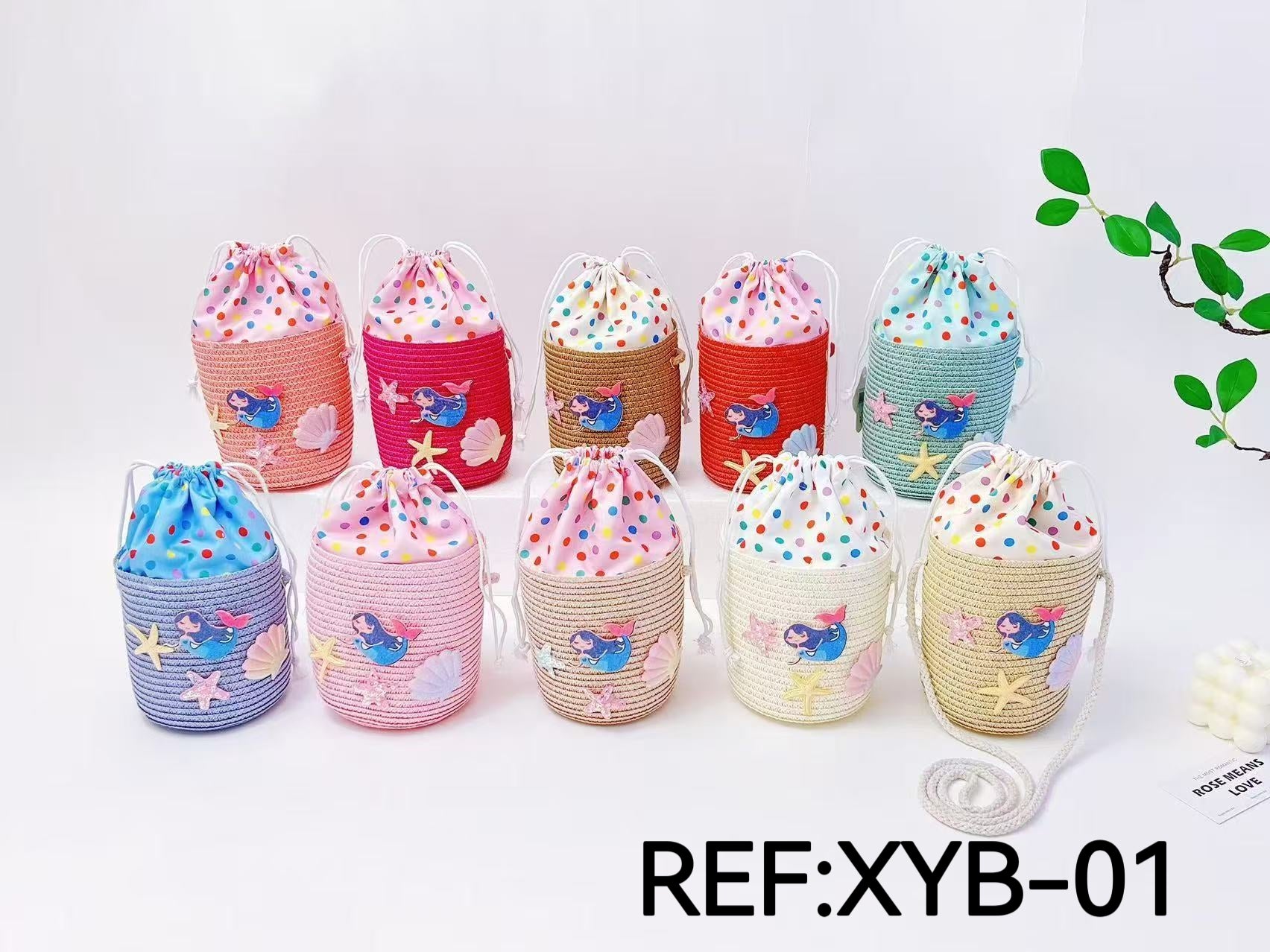 Sac mini paille fille (x12)#01