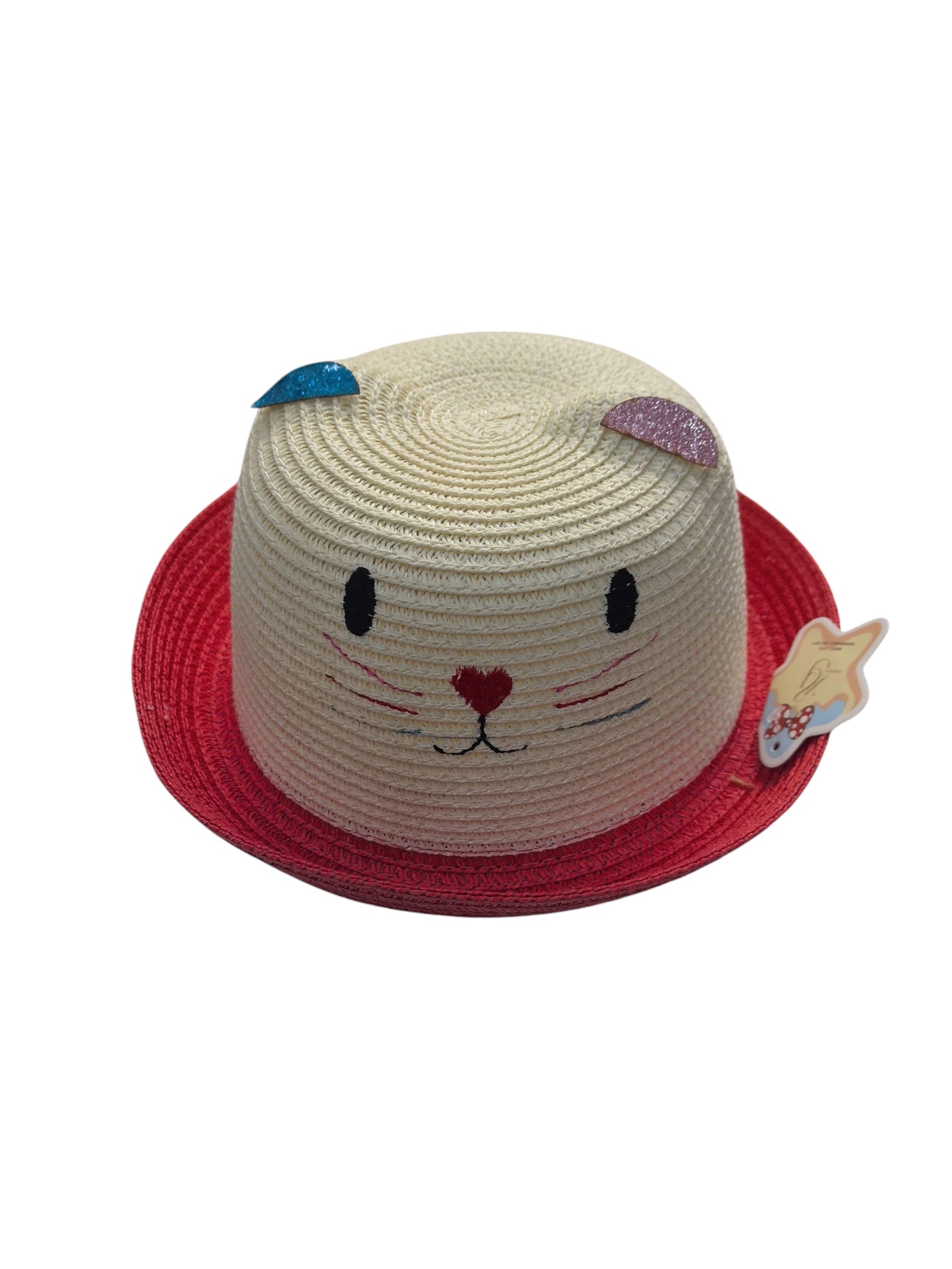 Chapeau enfant décor tête de chat (x12)#4