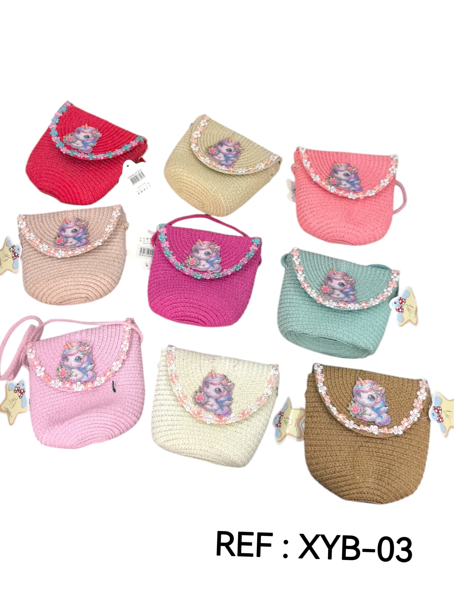 Sac mini paille fille (x12)#03