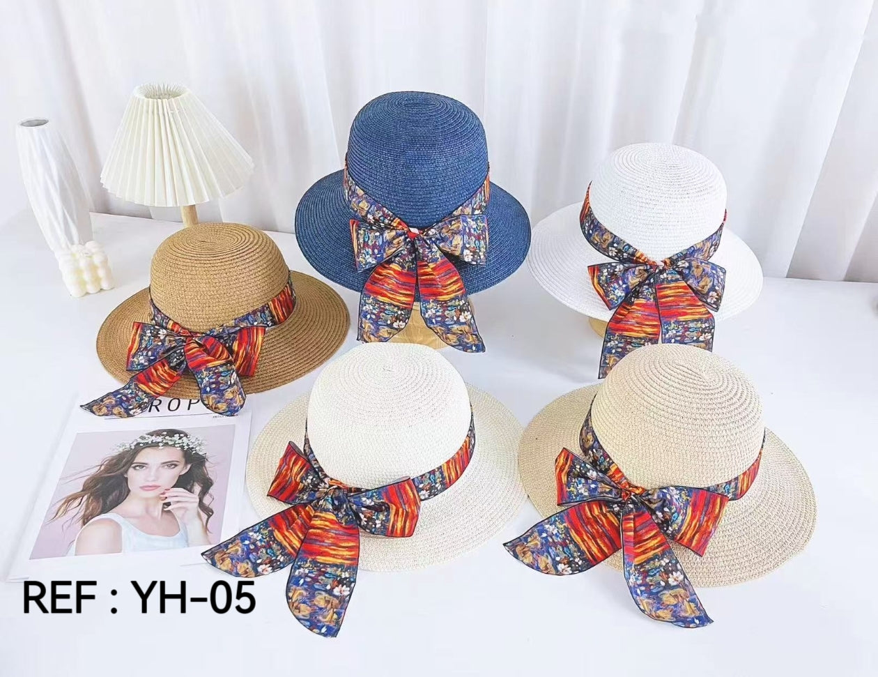 Chapeau capeline impressioniste (x12)#05