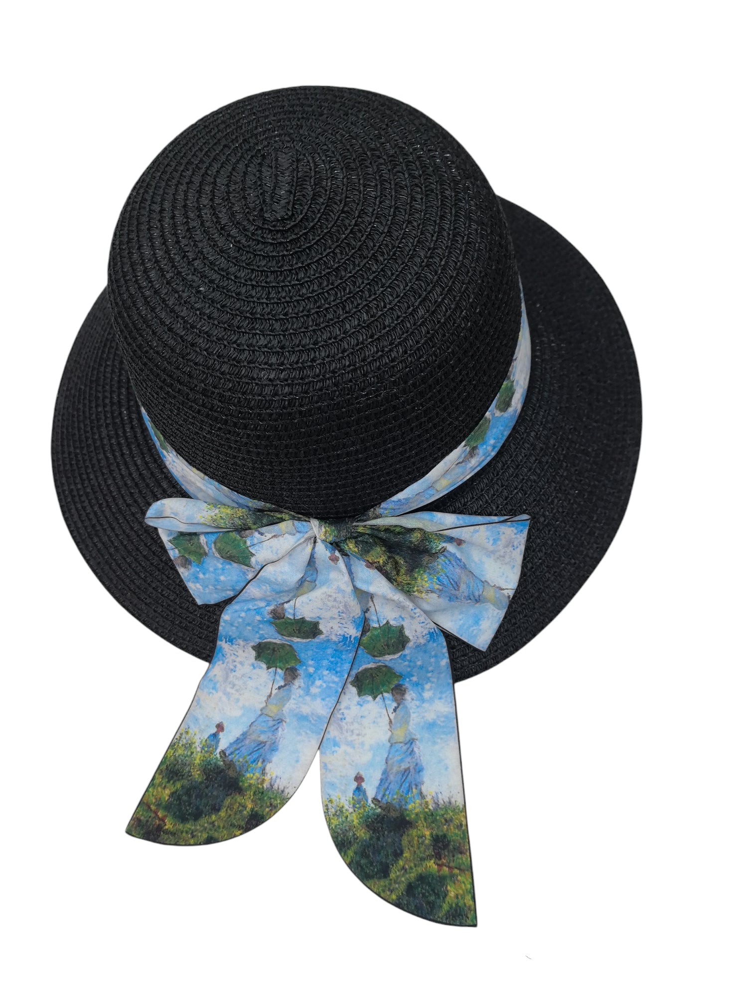 Chapeau capeline motif mélange (x12)#08