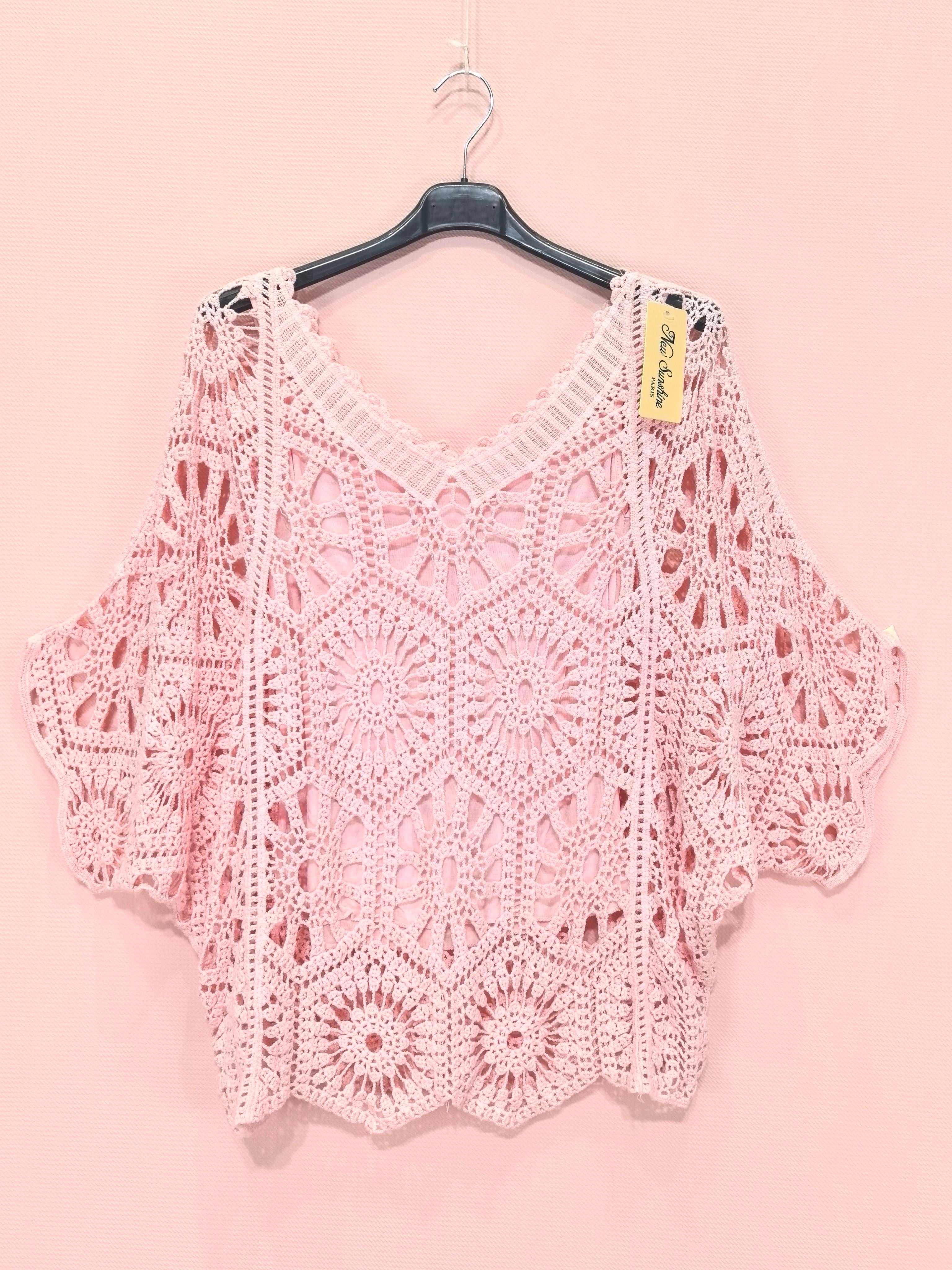 Top crochet 2 pièces (x8)