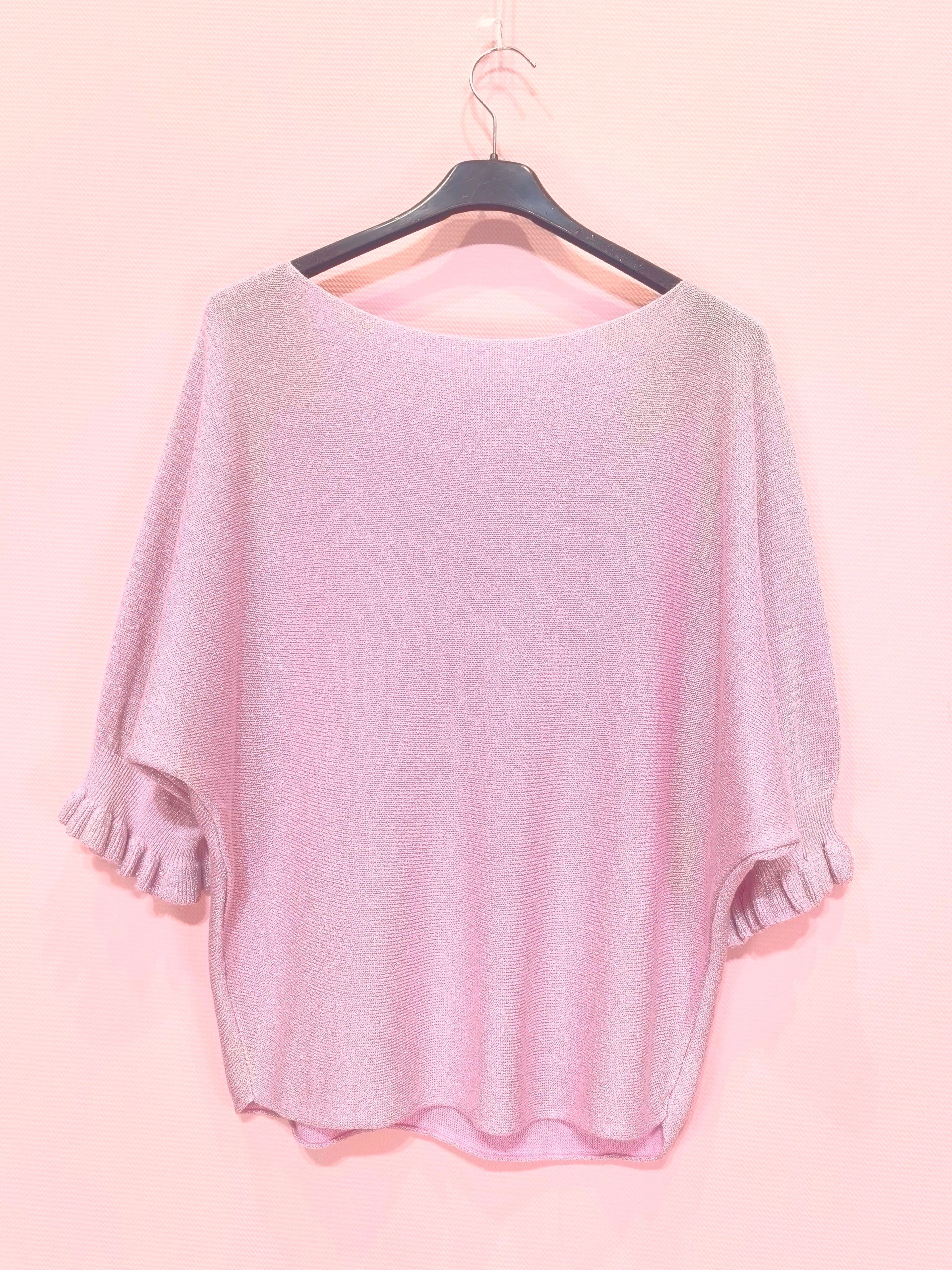 Pull Brillant Manches Courtes (x8)