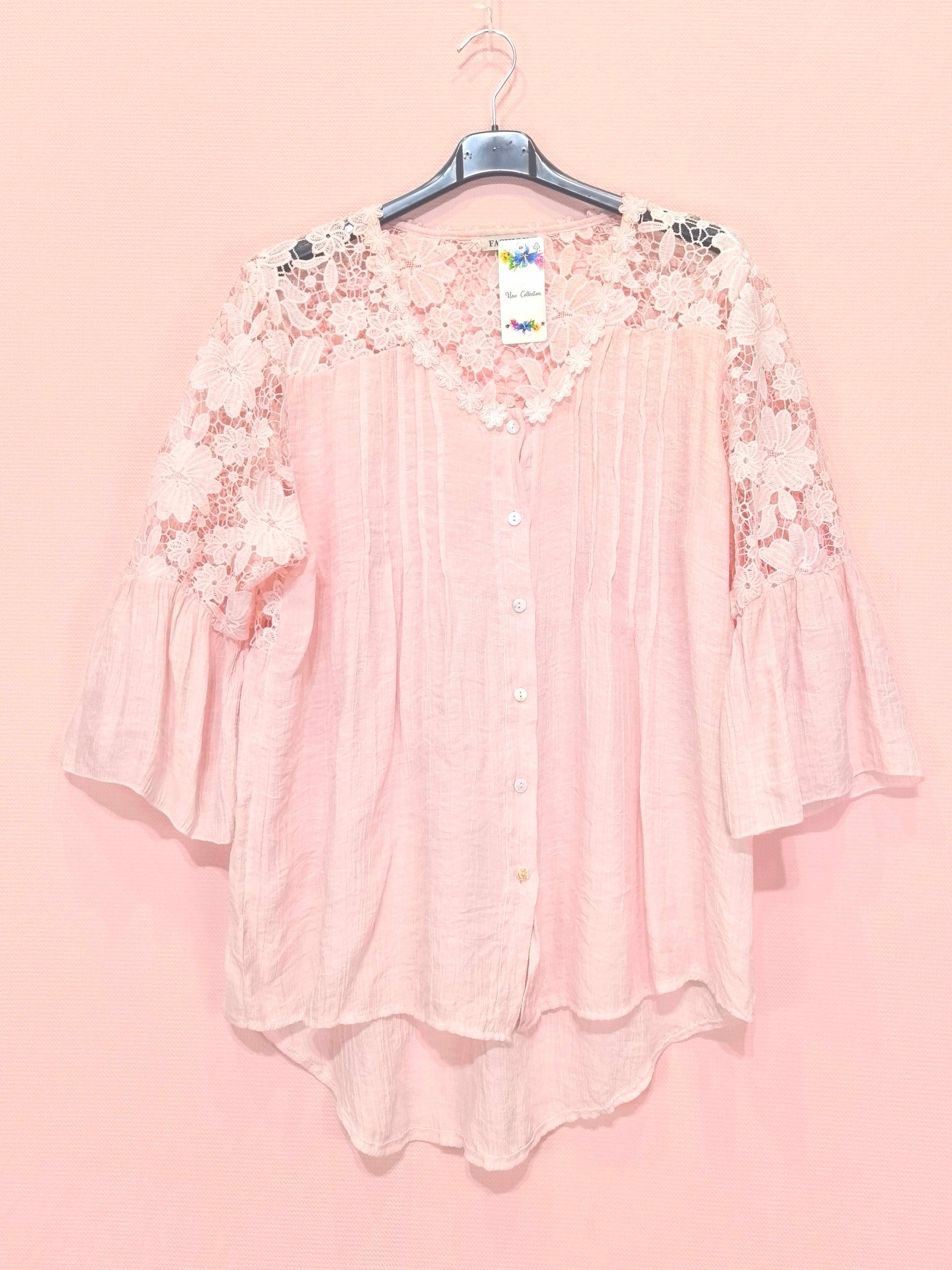 blouse avec dentelle(x8)