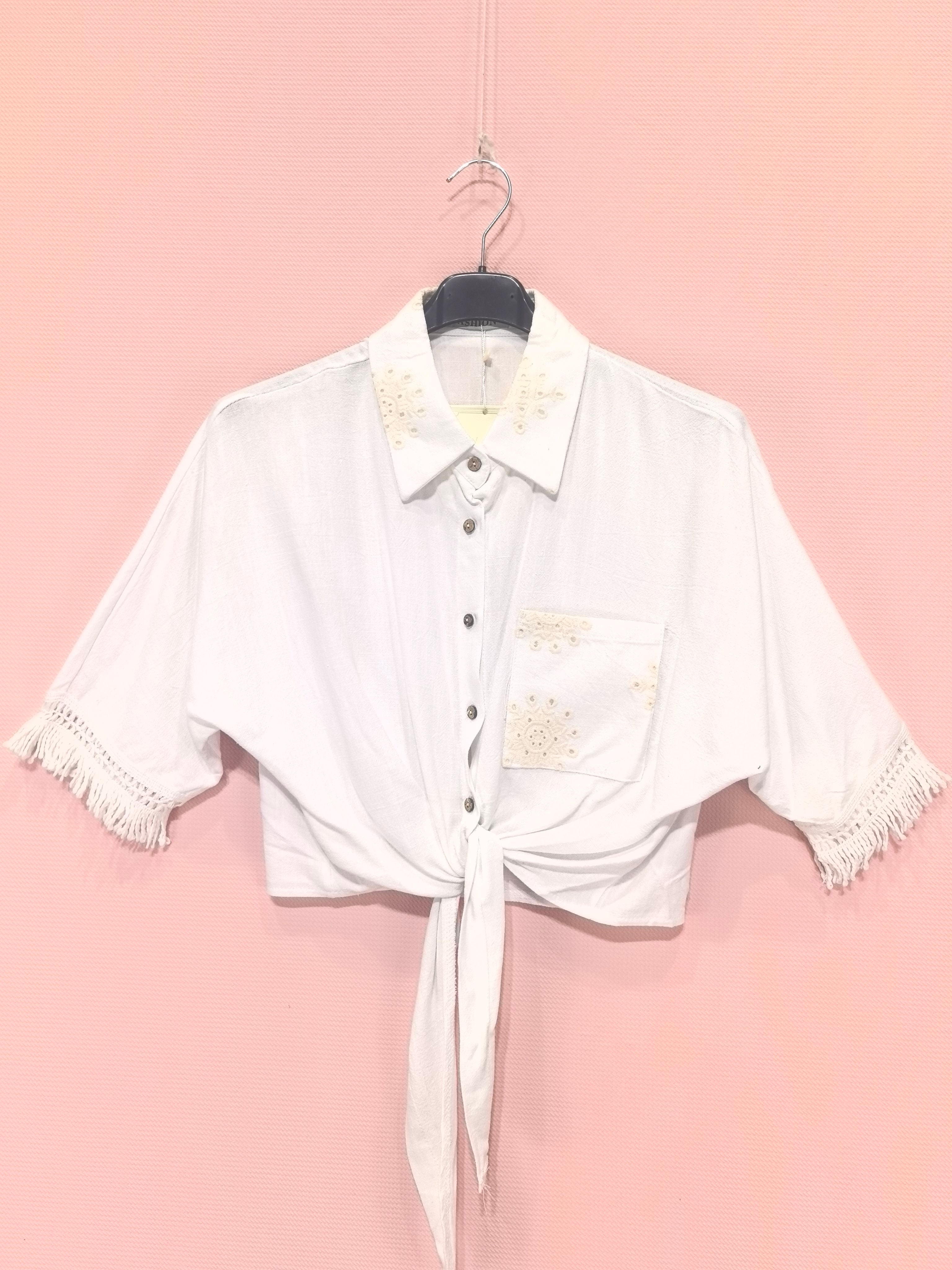 Chemise Crop Top(X6)