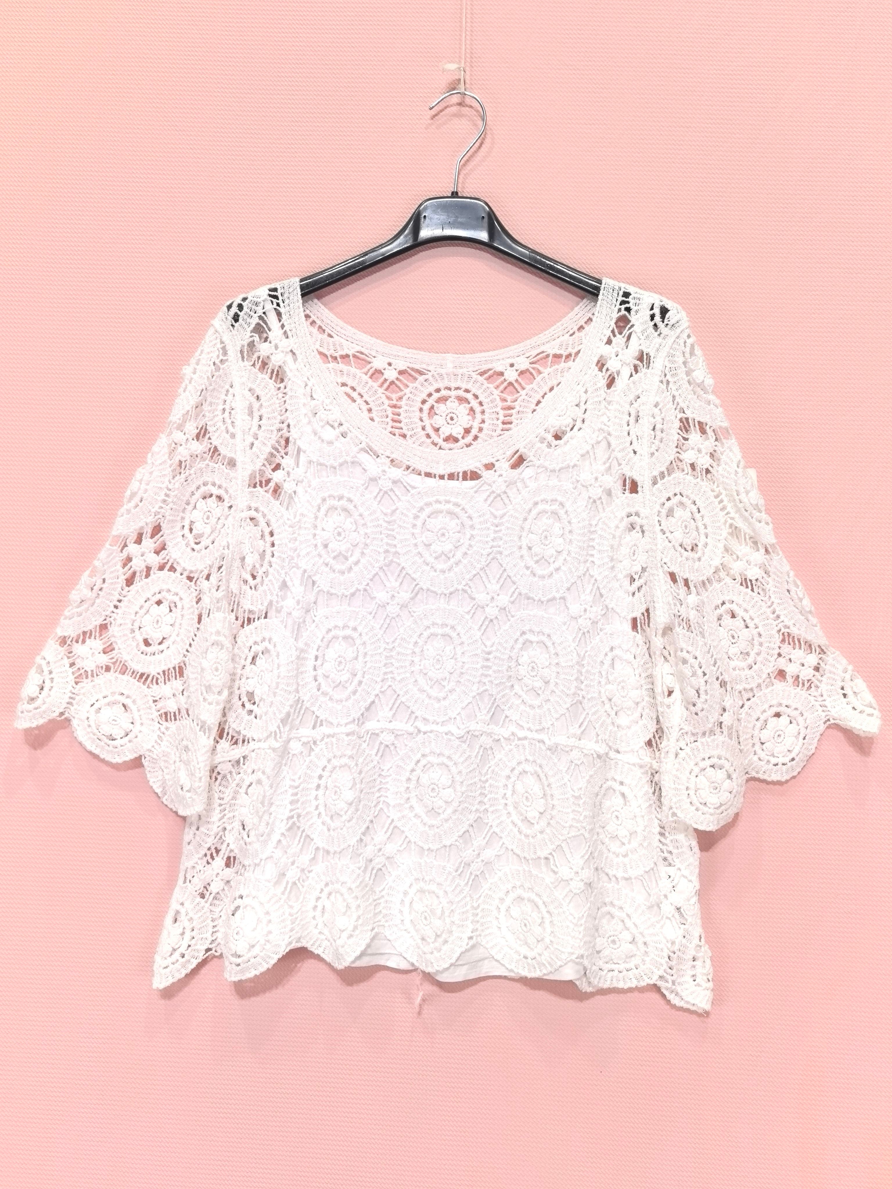Top crochet 2 pièces (X8)