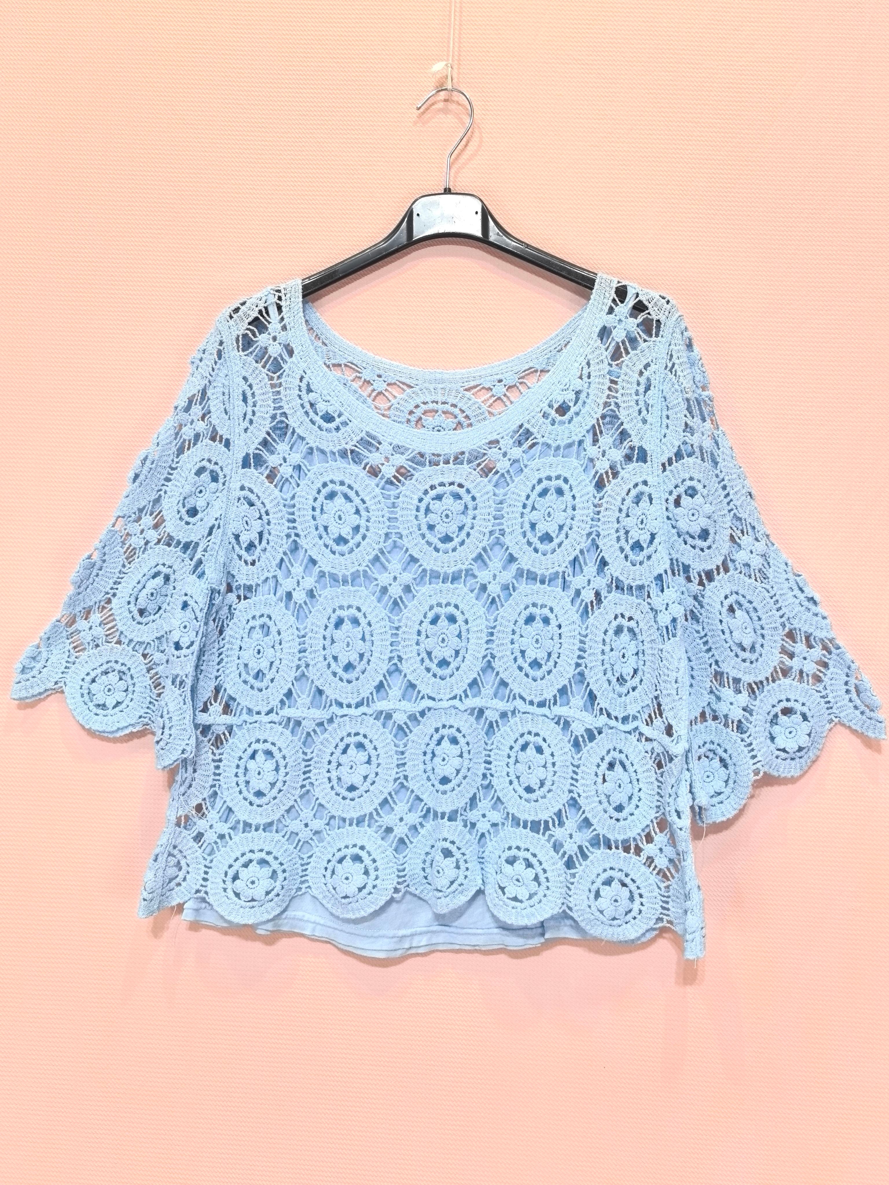 Top crochet 2 pièces (X8)