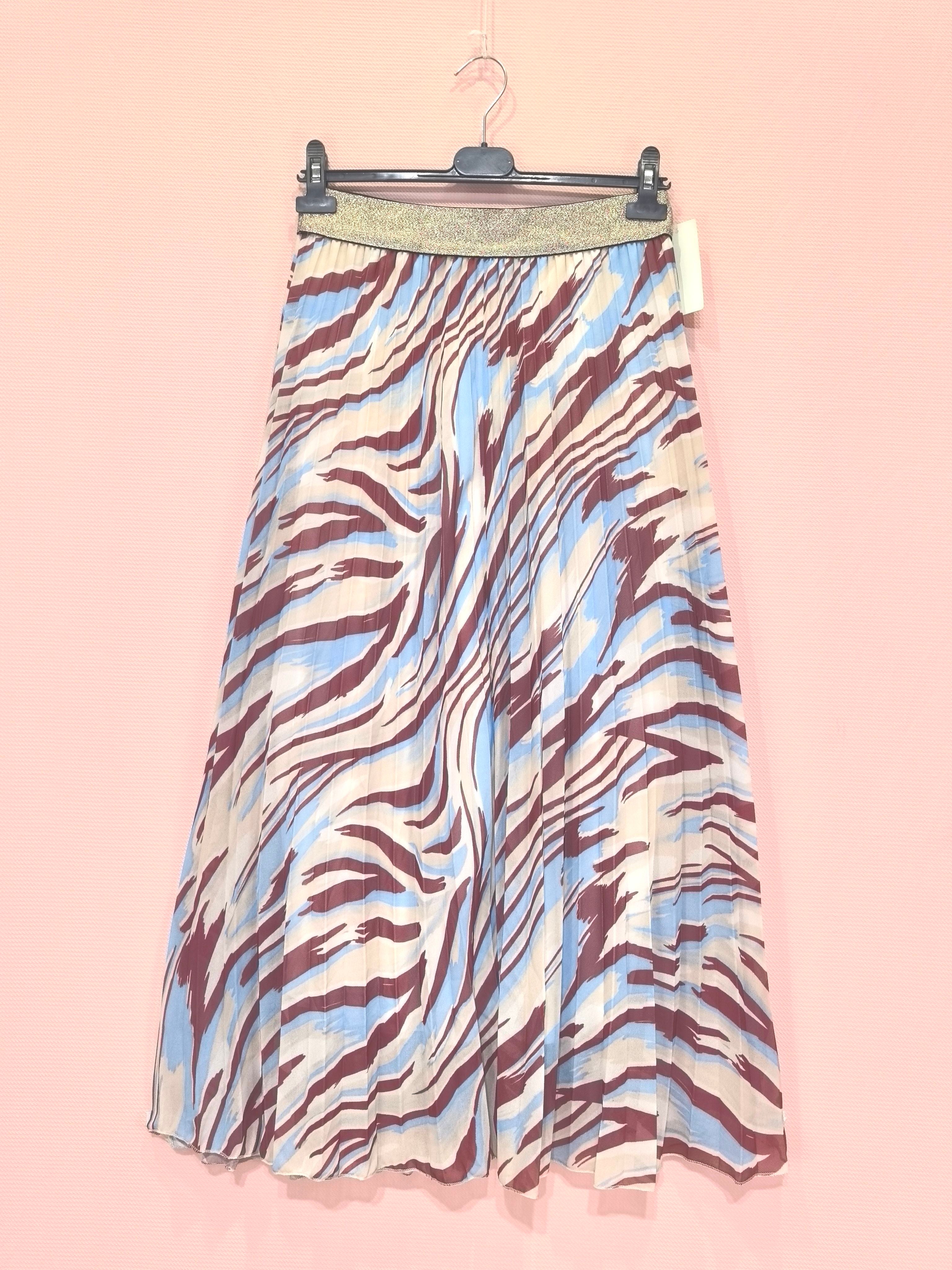 Jupe plissée imprimée (x6)