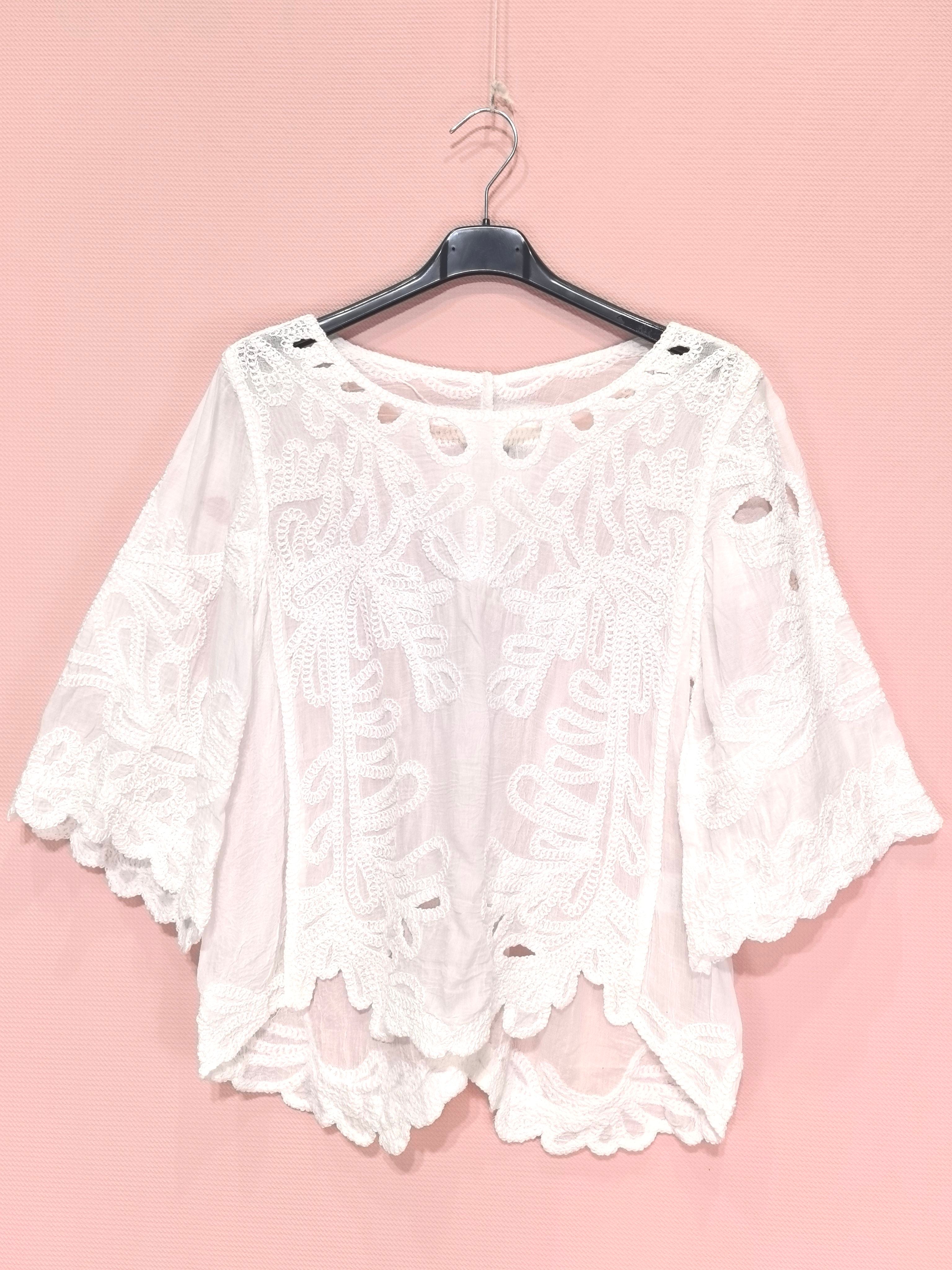 Blouse bohème brodée(x6)