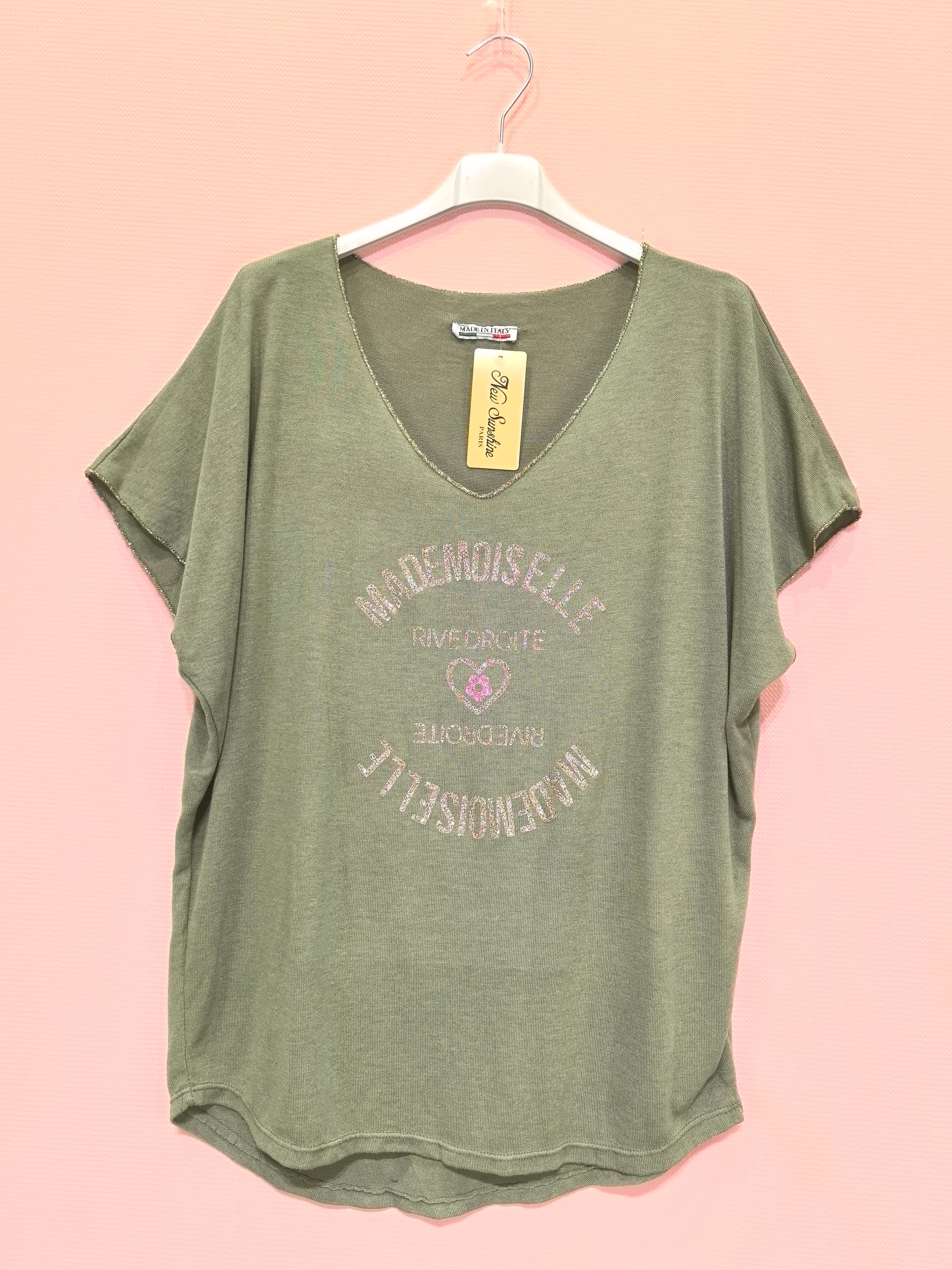 T-shirts Mademoiselle River Droite(x8)