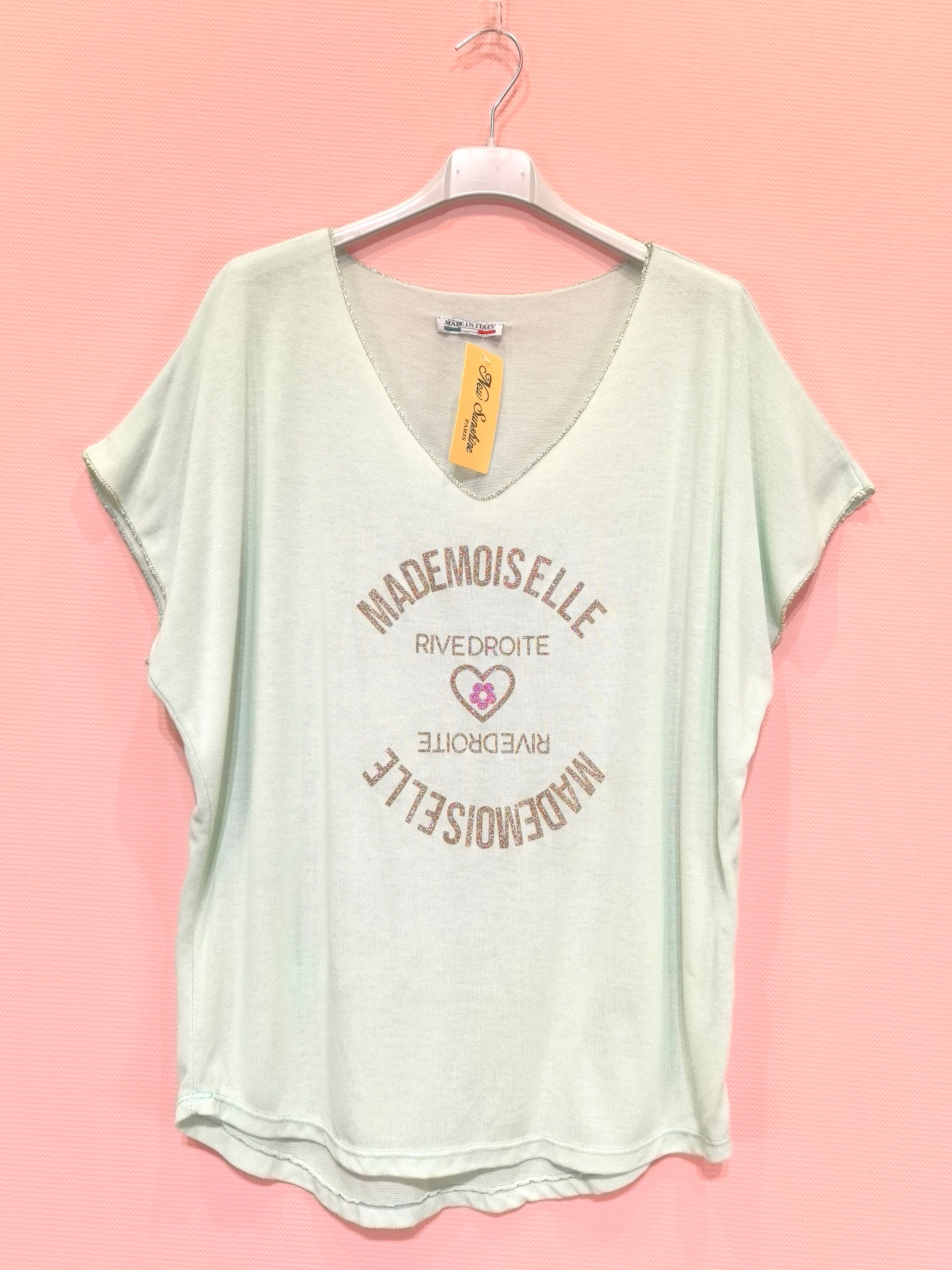 T-shirts Mademoiselle River Droite(x8)