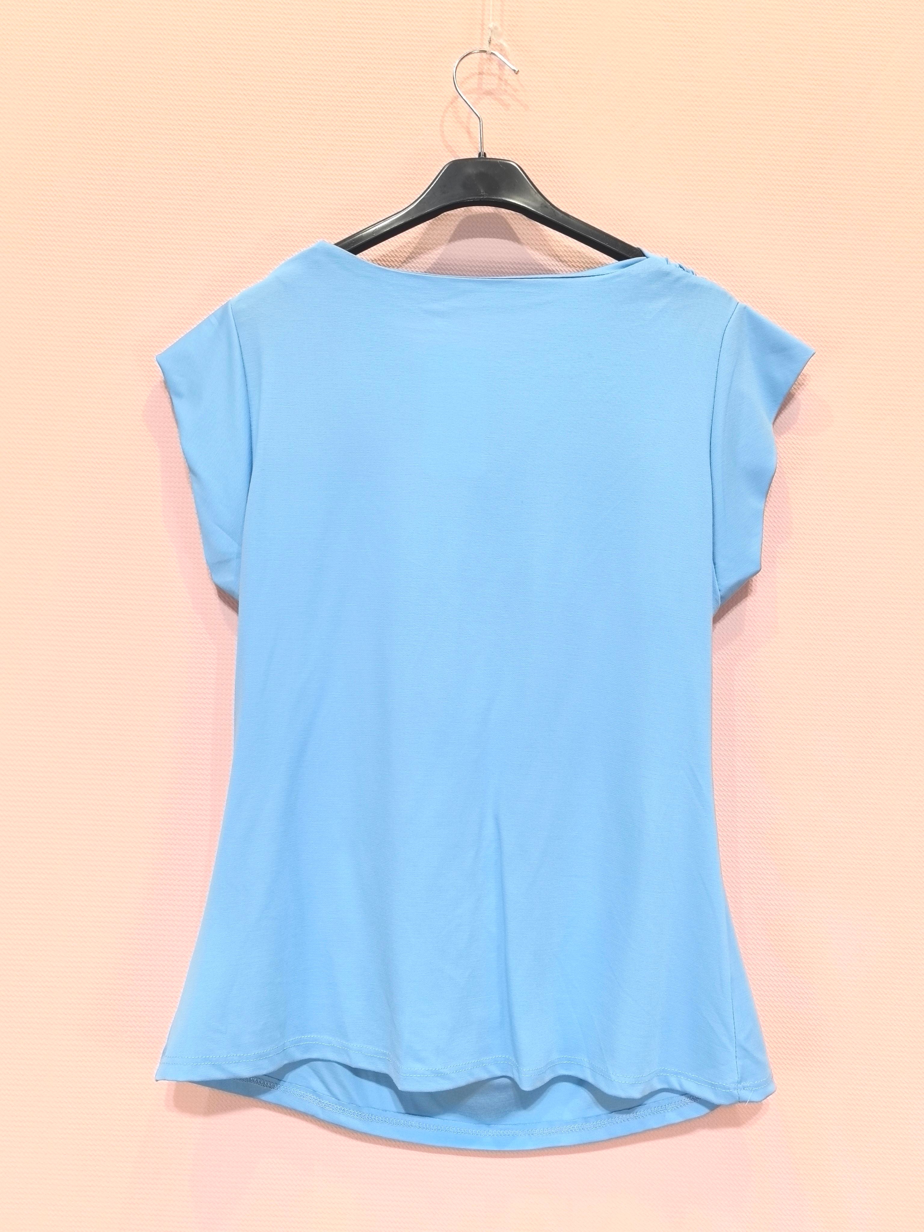 Top drapé avec boucle décorative(x8)