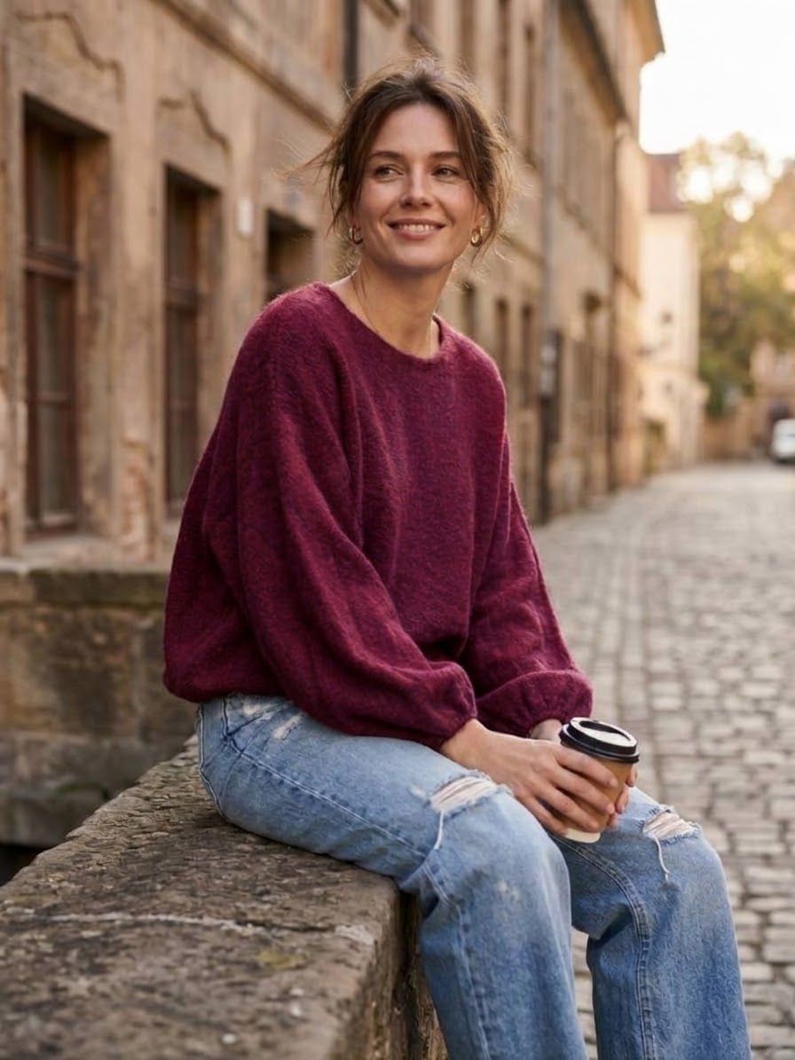 Pull Manches Chauve-souris Large (x8)