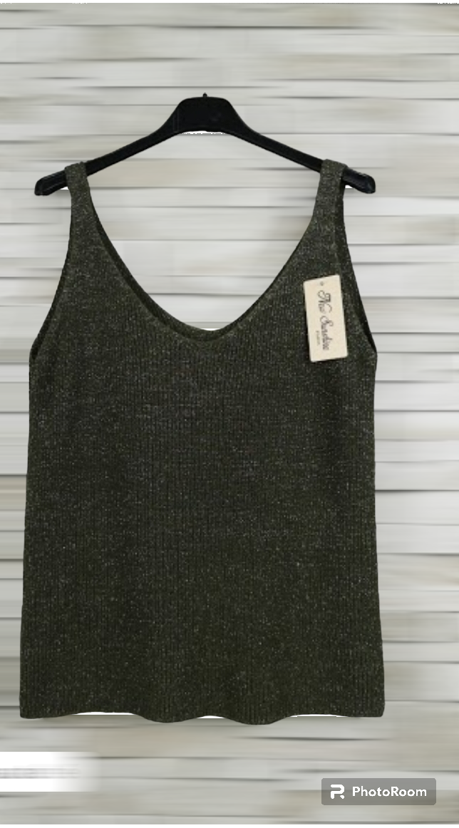 Débardeur maille avec lurex
(x9)