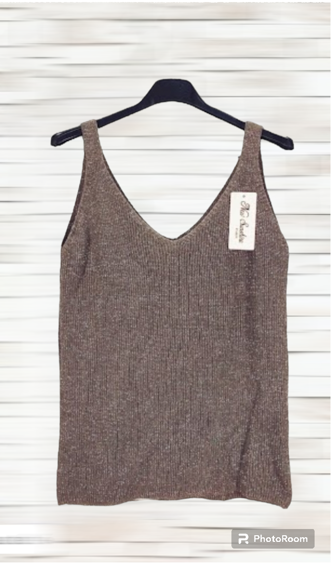 Débardeur maille avec lurex
(x9)