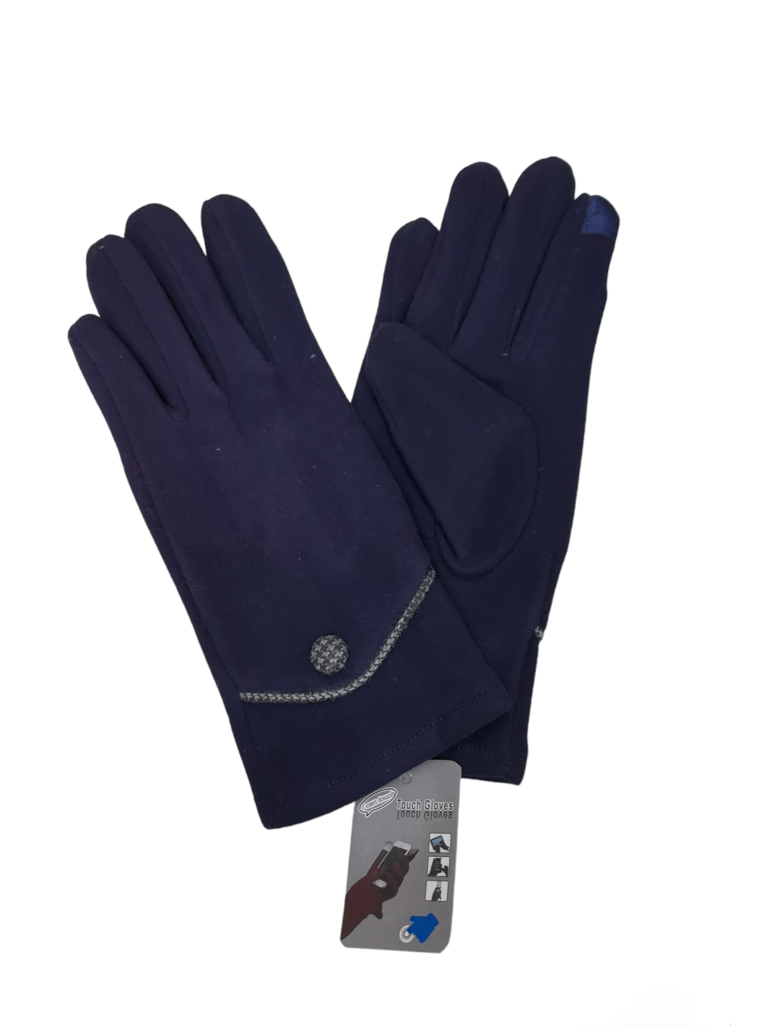 Gants Femme tactiles motif boutons (x12)#23