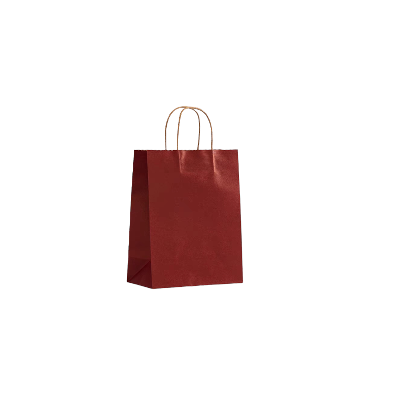 LOT DE 120 -Sacs papier kraft /22*11*27cm (couleurs mélangées)